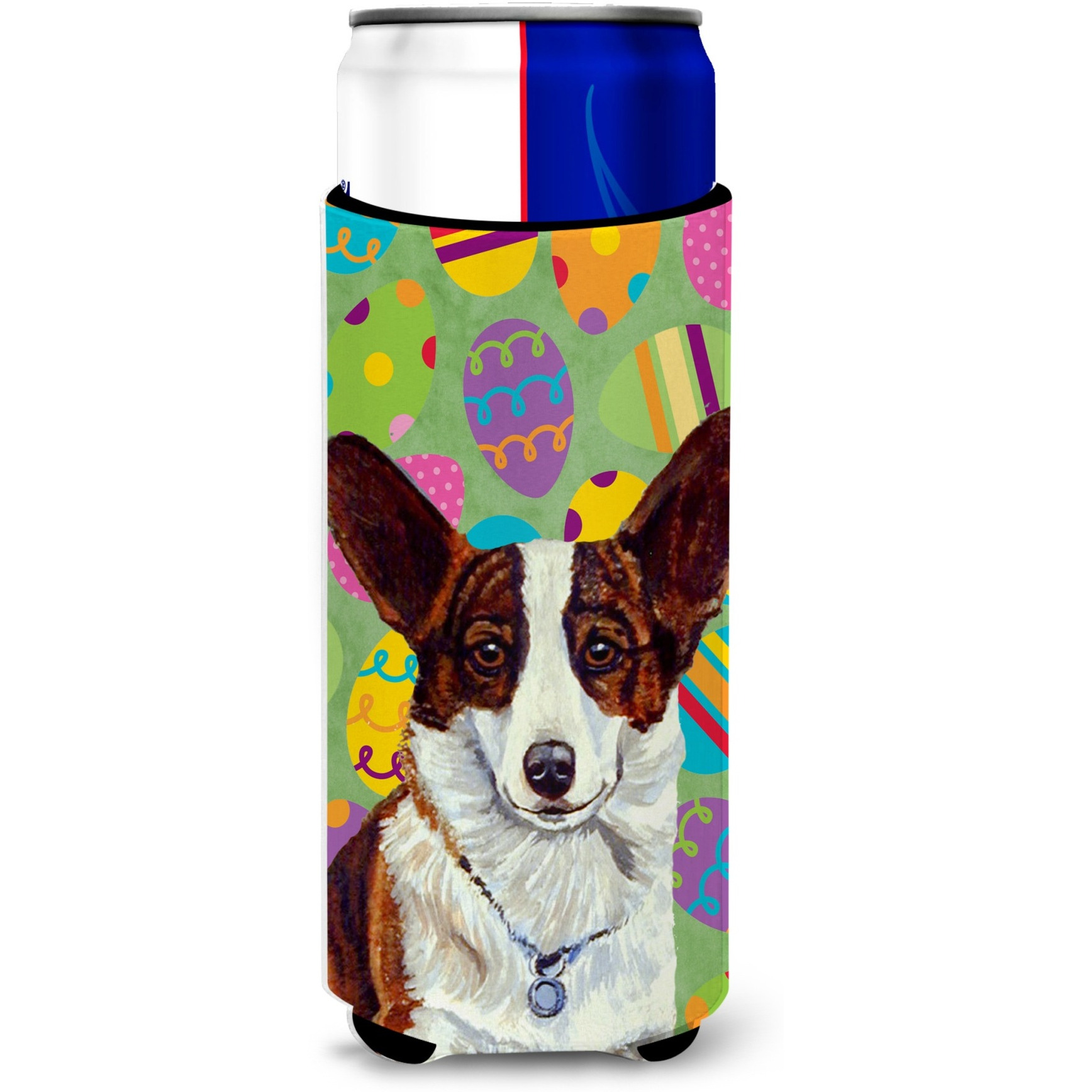 Corgi Easter Eggtravaganza Ultra Beverage Insulators for slim cans LH9423MUK