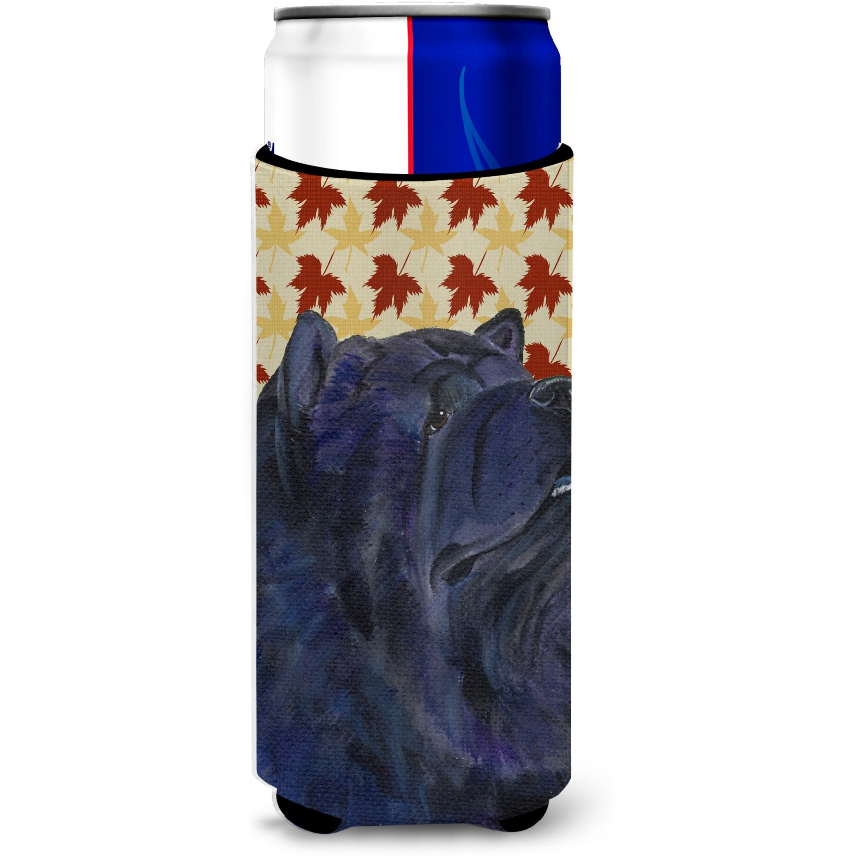 Chow Chow Fall Leaves Portrait Ultra Beverage Insulators for slim cans SS4355MUK