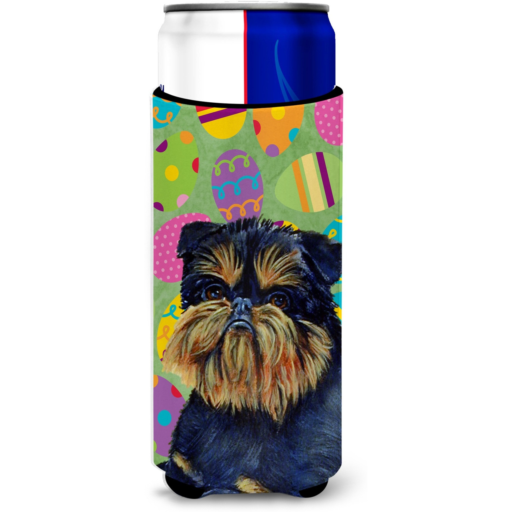 Brussels Griffon Easter Eggtravaganza Ultra Beverage Insulators for slim cans LH9433MUK