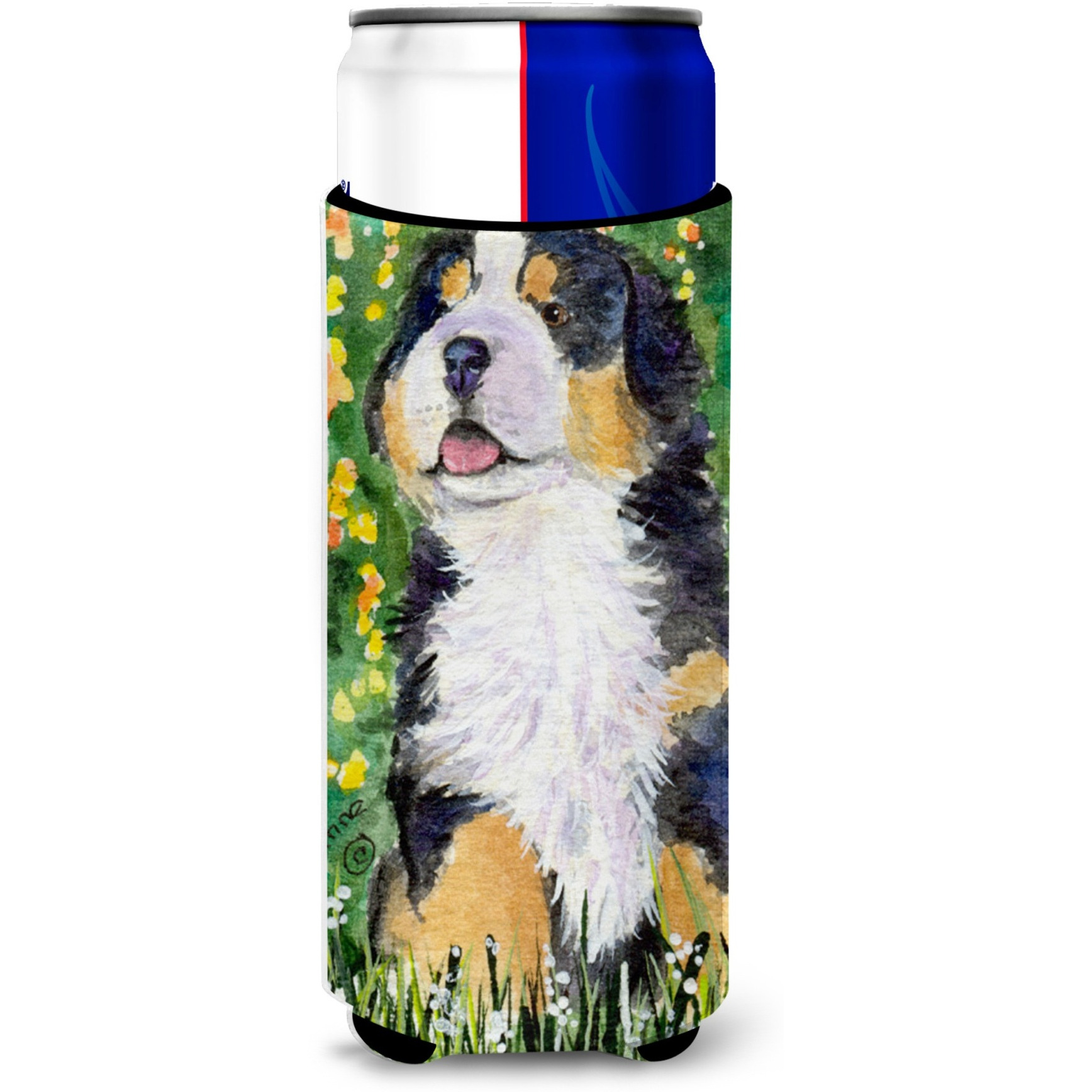 Bernese Mountain Dog Ultra Beverage Insulators for slim cans SS8955MUK
