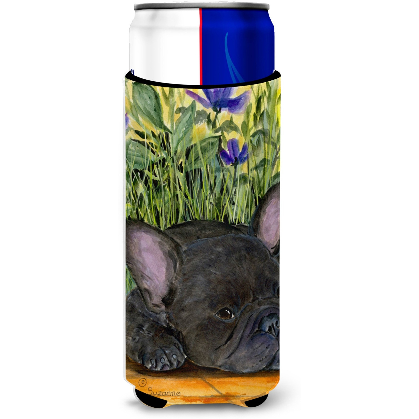 French Bulldog Ultra Beverage Insulators for slim cans SS8674MUK