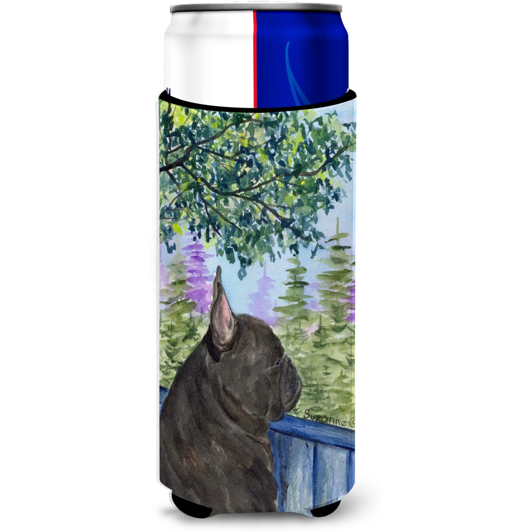 French Bulldog Ultra Beverage Insulators for slim cans SS8675MUK