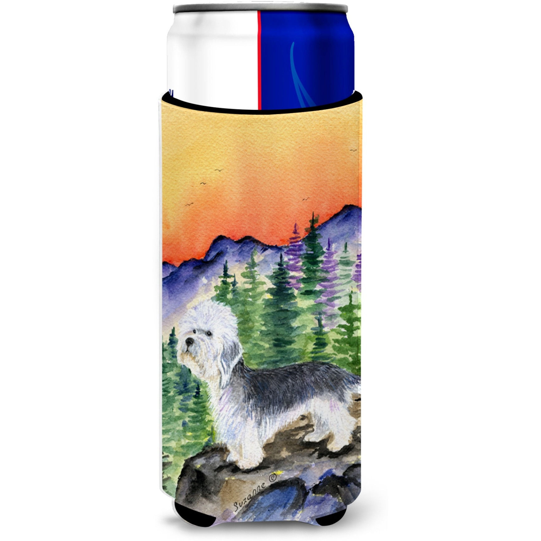 Dandie Dinmont Terrier Ultra Beverage Insulators for slim cans SS8222MUK