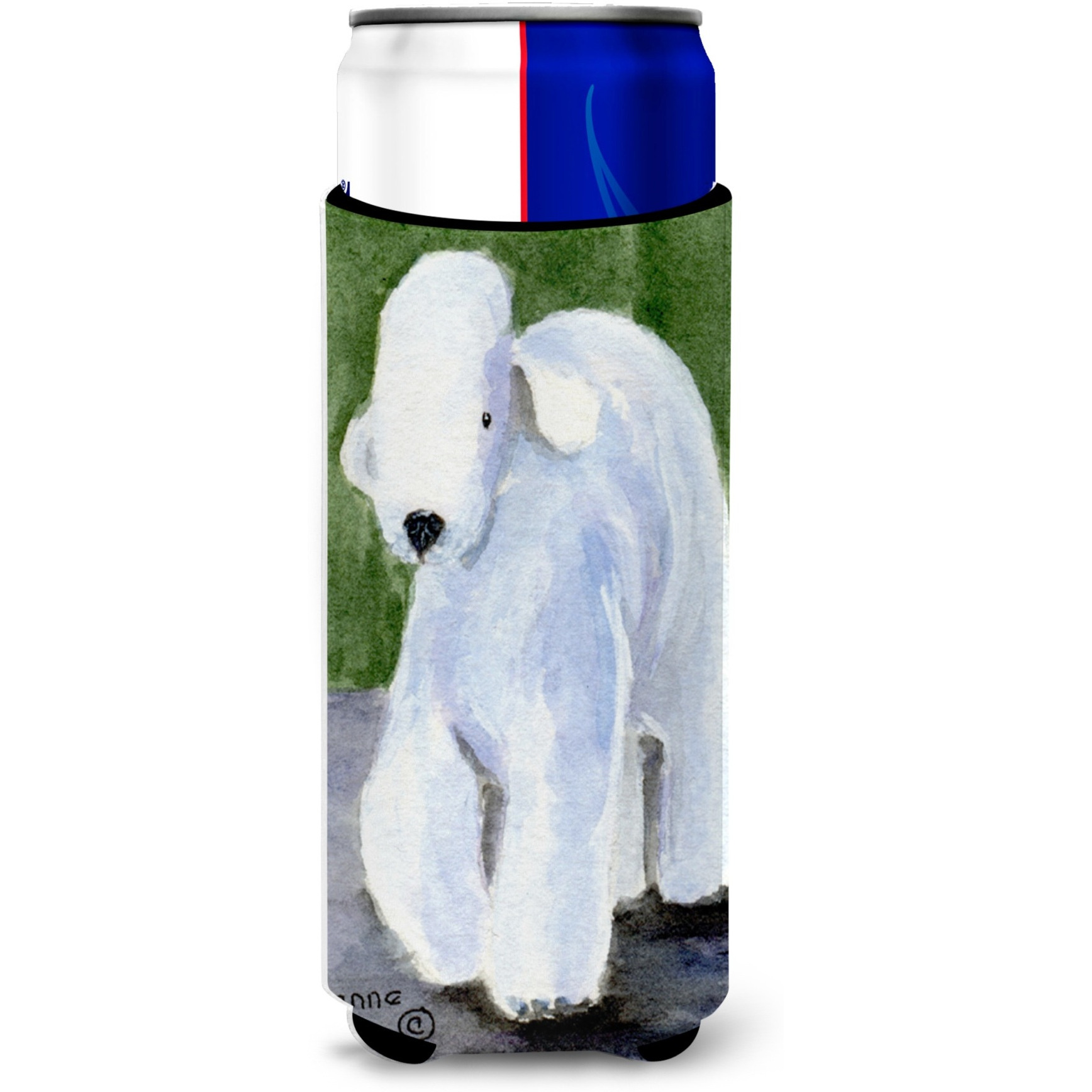 Bedlington Terrier Ultra Beverage Insulators for slim cans SS8683MUK