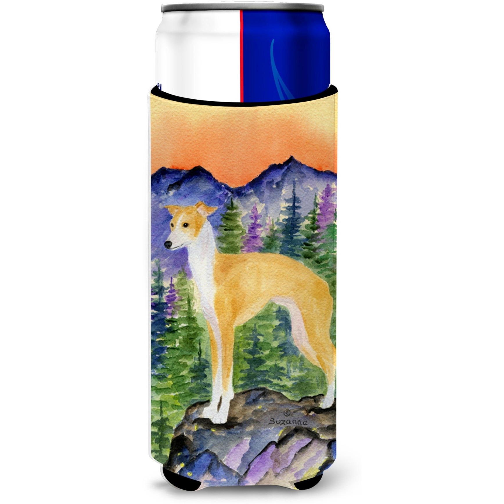 Italian Greyhound Ultra Beverage Insulators for slim cans SS8225MUK