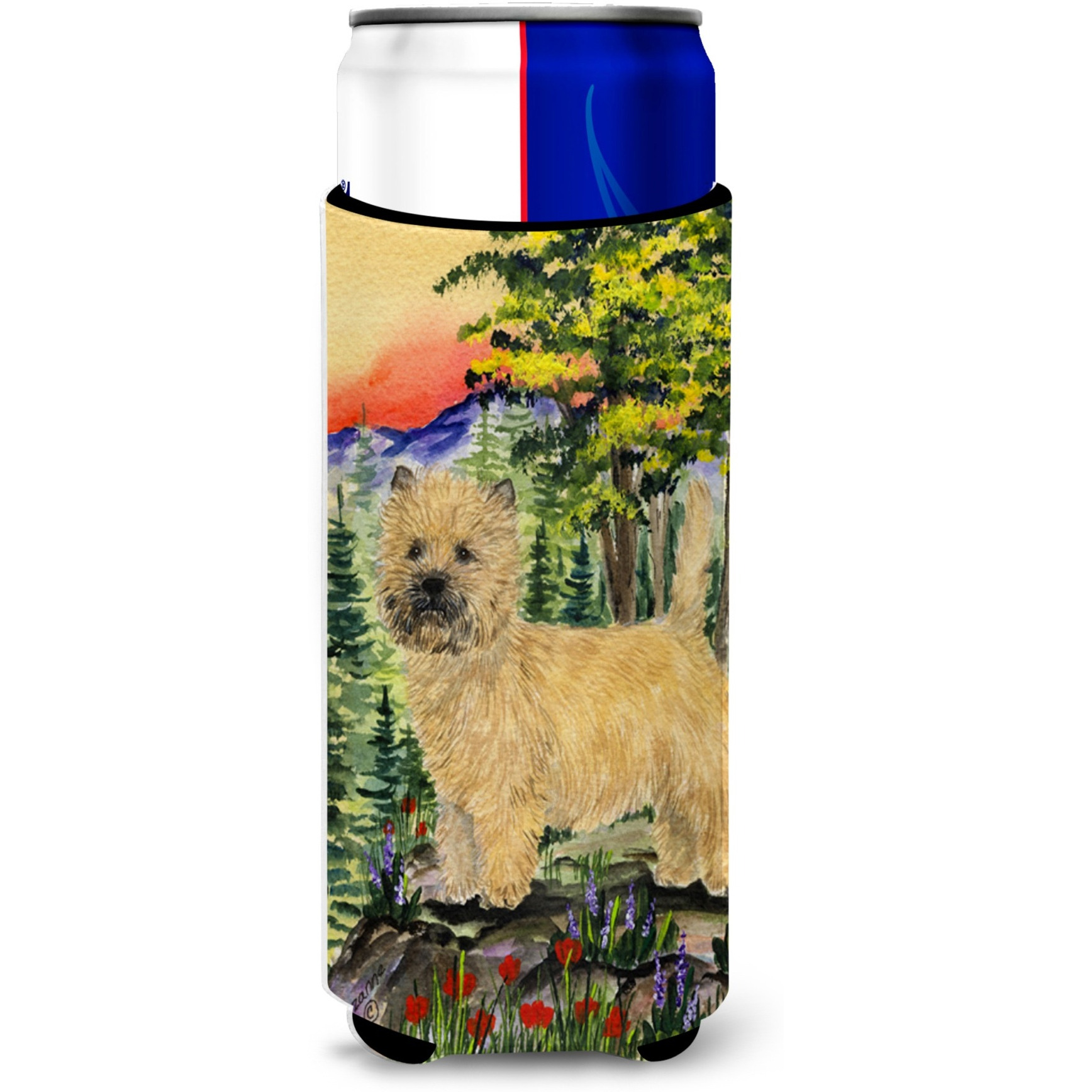 Cairn Terrier Ultra Beverage Insulators for slim cans SS8229MUK