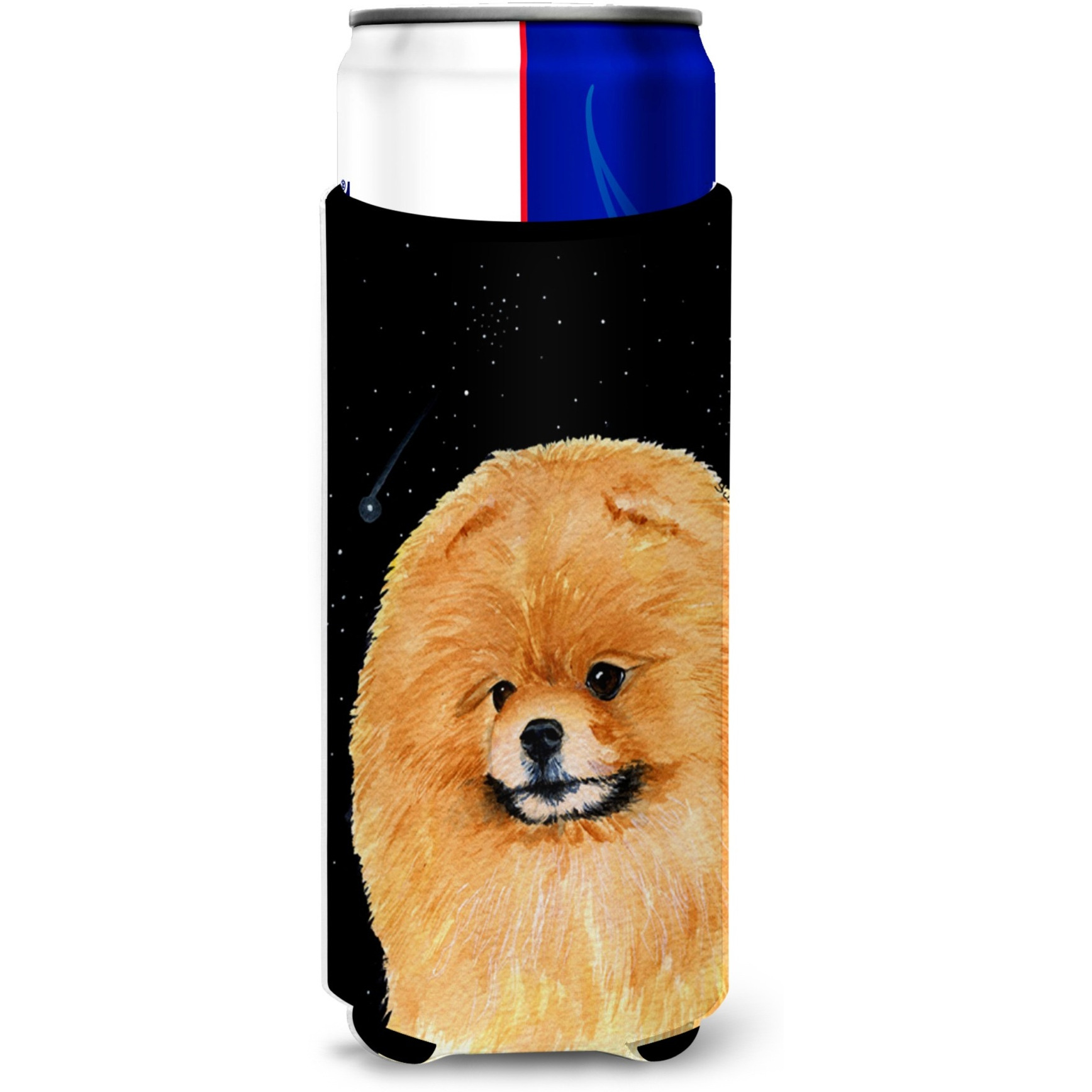 Starry Night Pomeranian Ultra Beverage Insulators for slim cans SS8481MUK