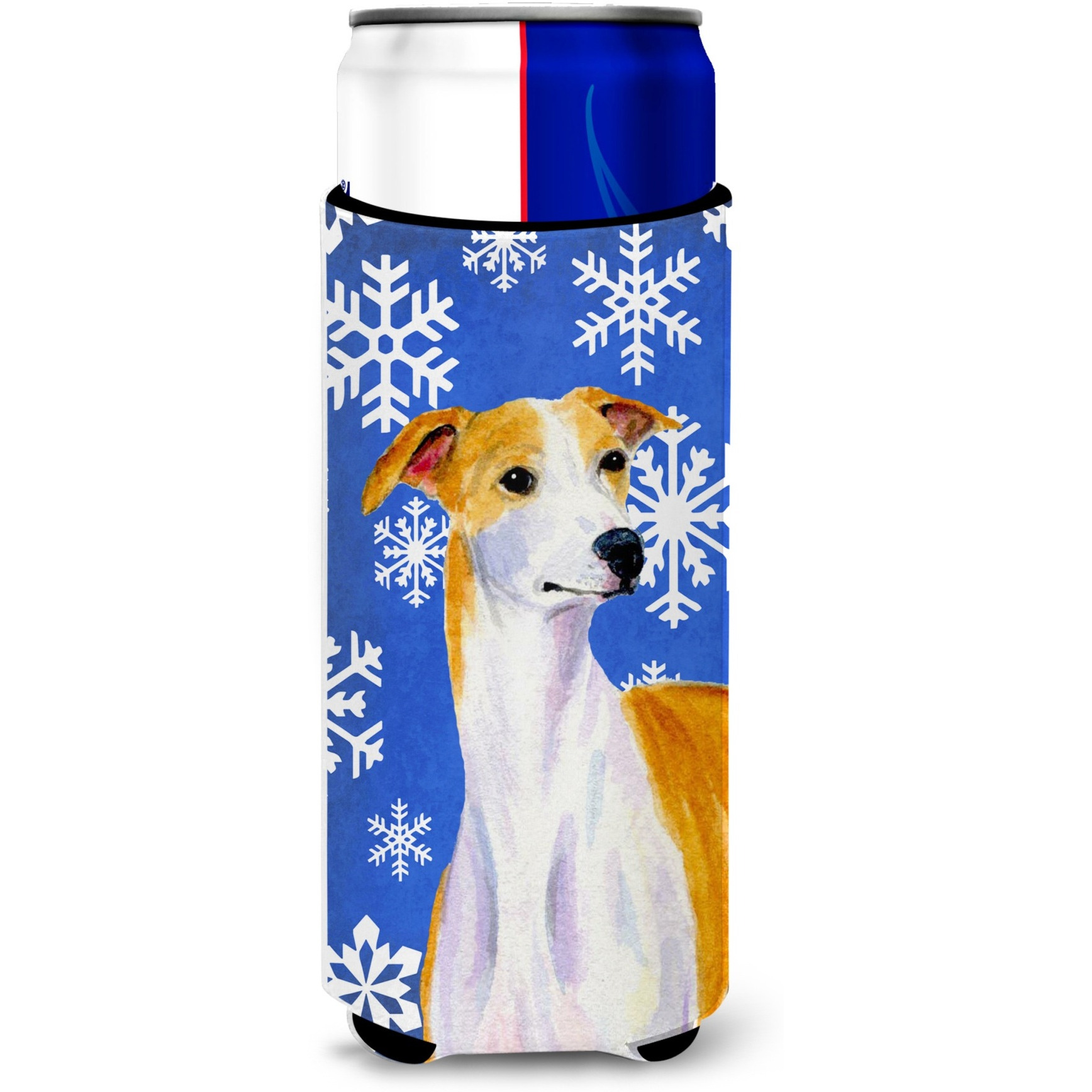 Whippet Winter Snowflakes Holiday Ultra Beverage Insulators for slim cans LH9283MUK