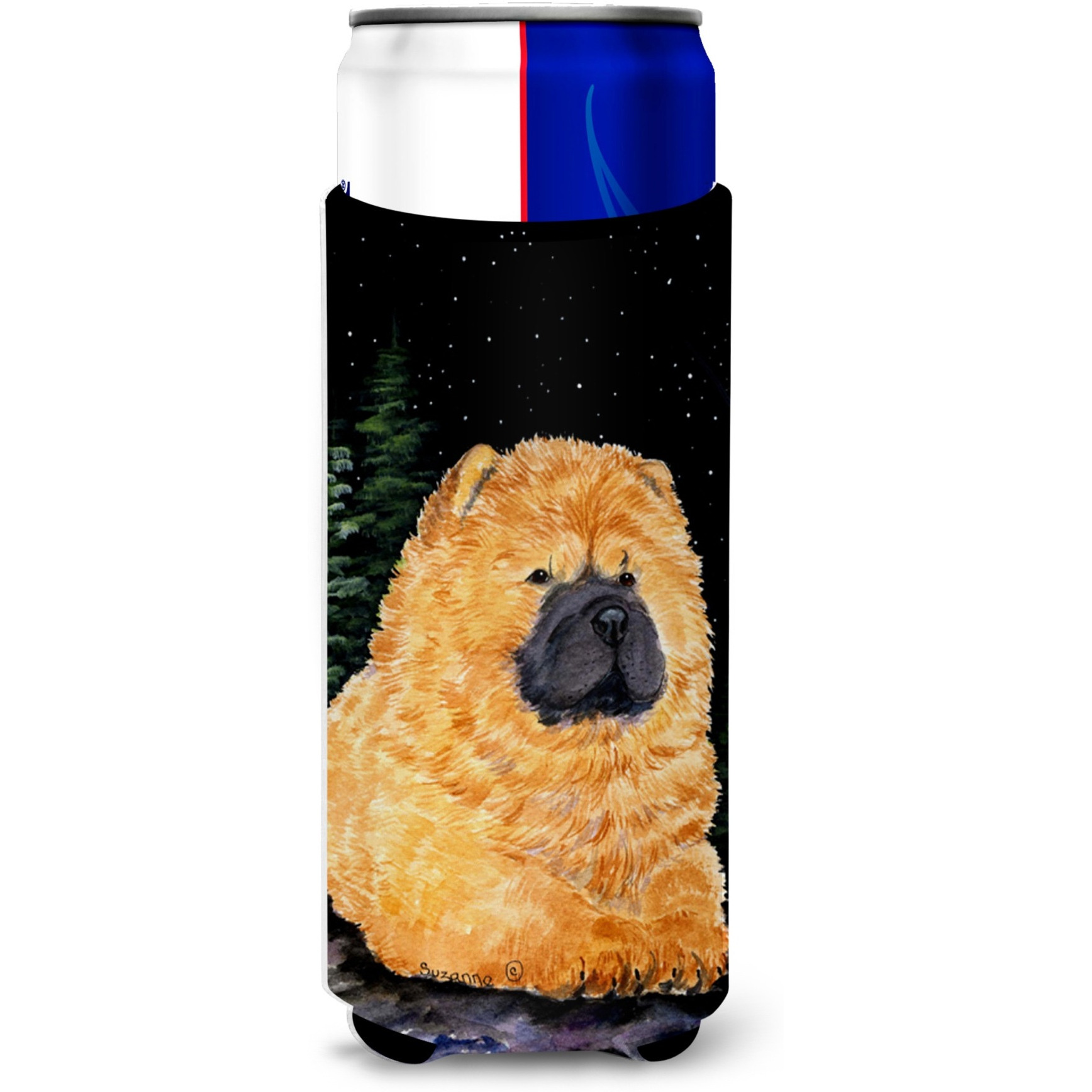 Starry Night Chow Chow Ultra Beverage Insulators for slim cans SS8489MUK