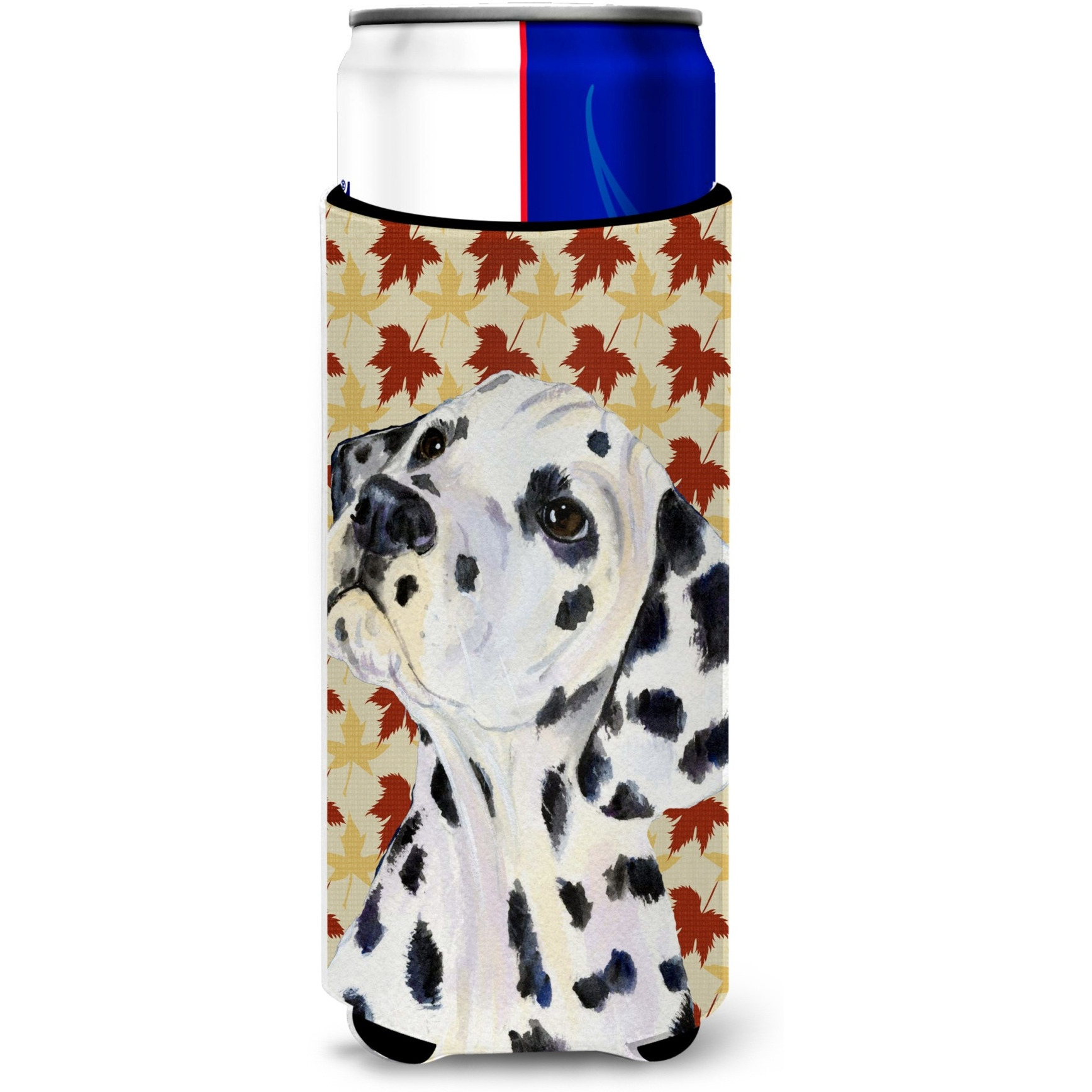 Dalmatian Fall Leaves Portrait Ultra Beverage Insulators for slim cans SS4364MUK