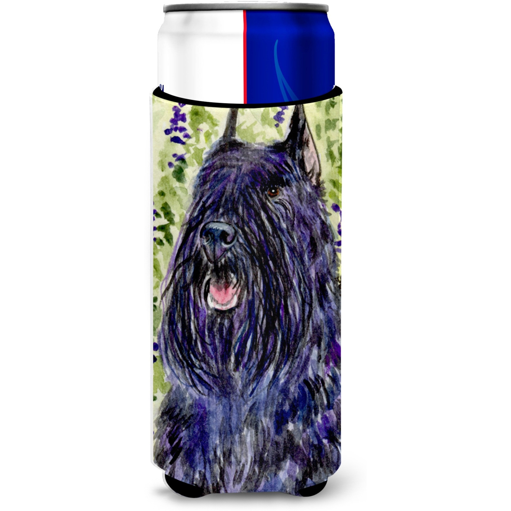 Bouvier des Flandres Ultra Beverage Insulators for slim cans SS8853MUK