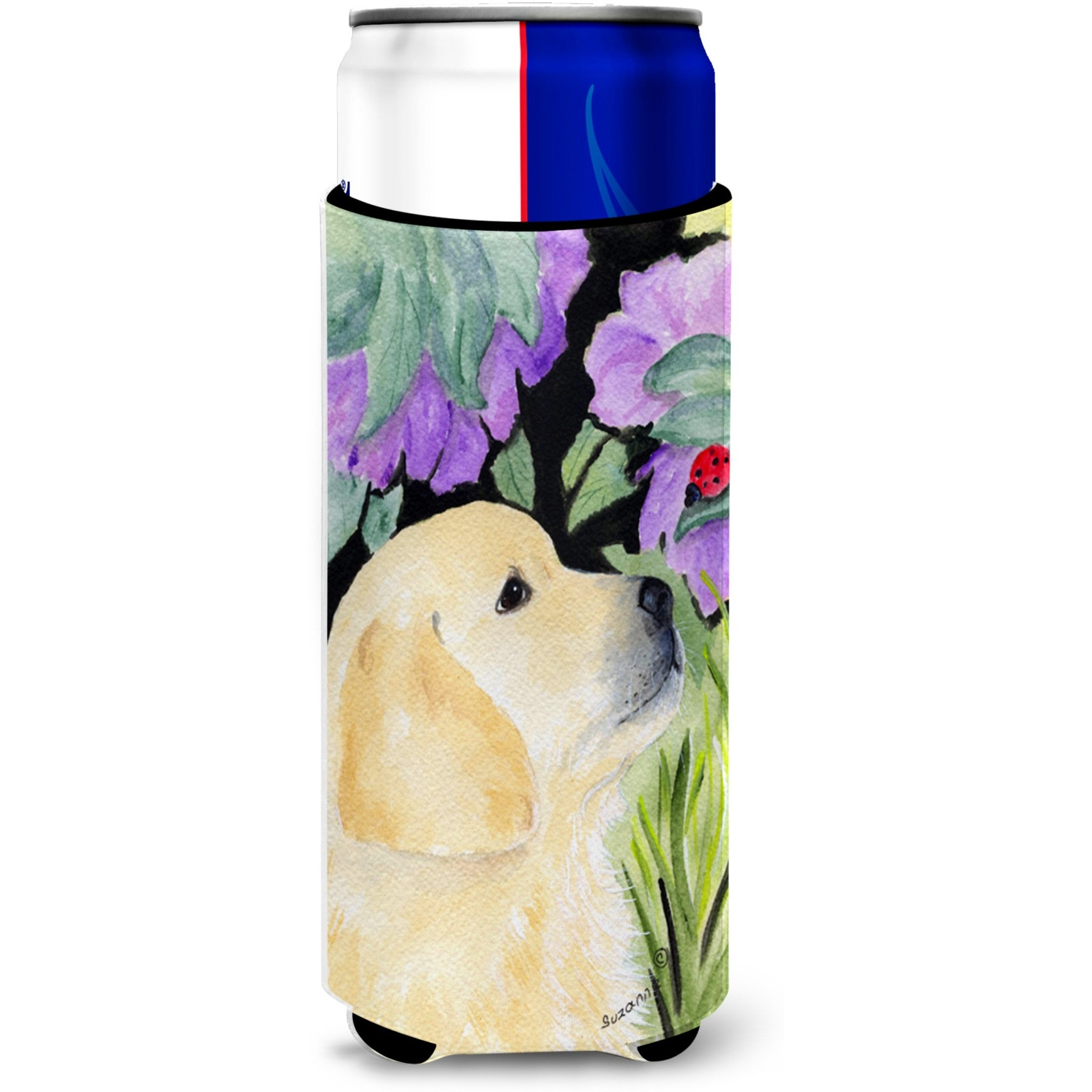 Golden Retriever Ultra Beverage Insulators for slim cans SS8245MUK