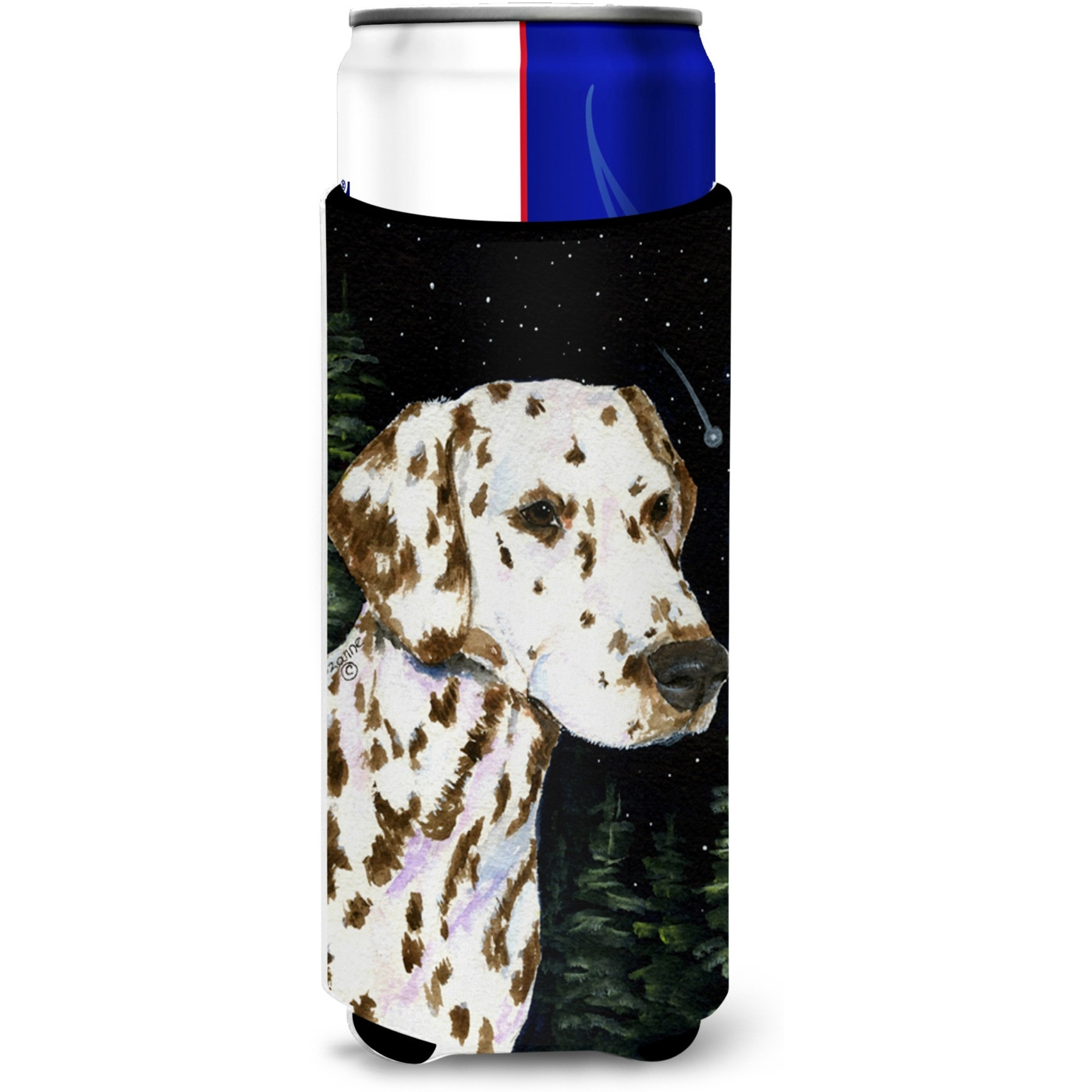 Starry Night Dalmatian Ultra Beverage Insulators for slim cans SS8518MUK