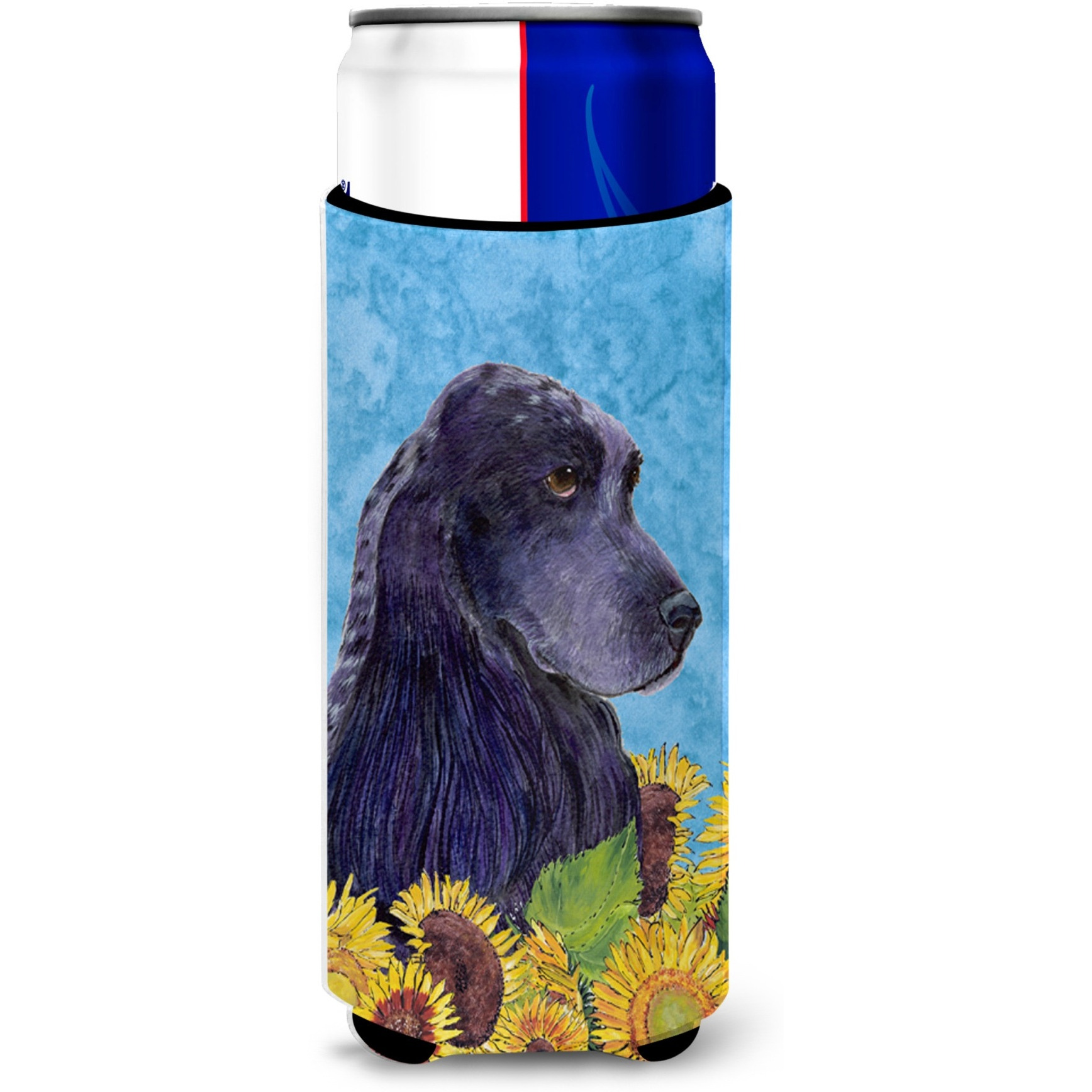 Cocker Spaniel in Summer Flowers Ultra Beverage Insulators for slim cans SS4240MUK