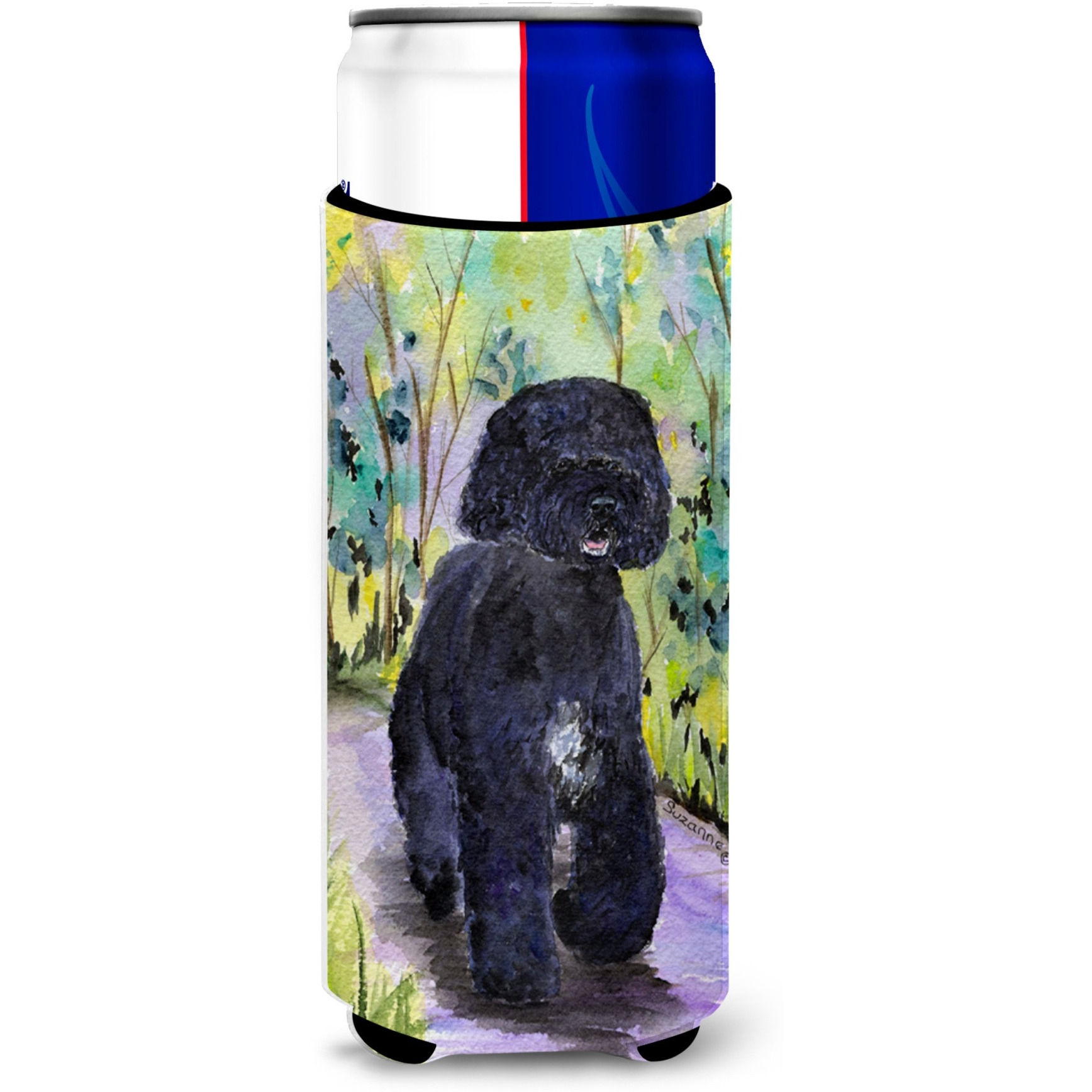 Portuguese Water Dog Ultra Beverage Insulators for slim cans SS8264MUK