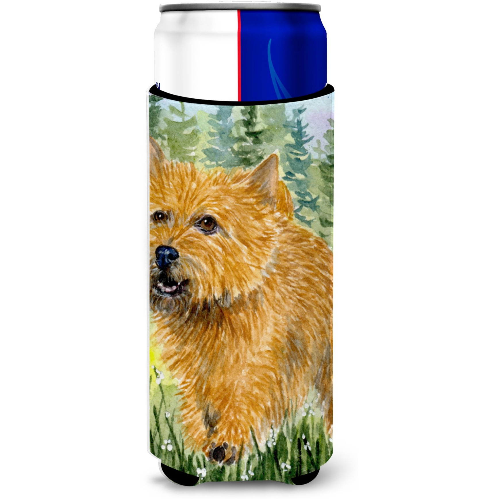 Norwich Terrier Ultra Beverage Insulators for slim cans SS8878MUK