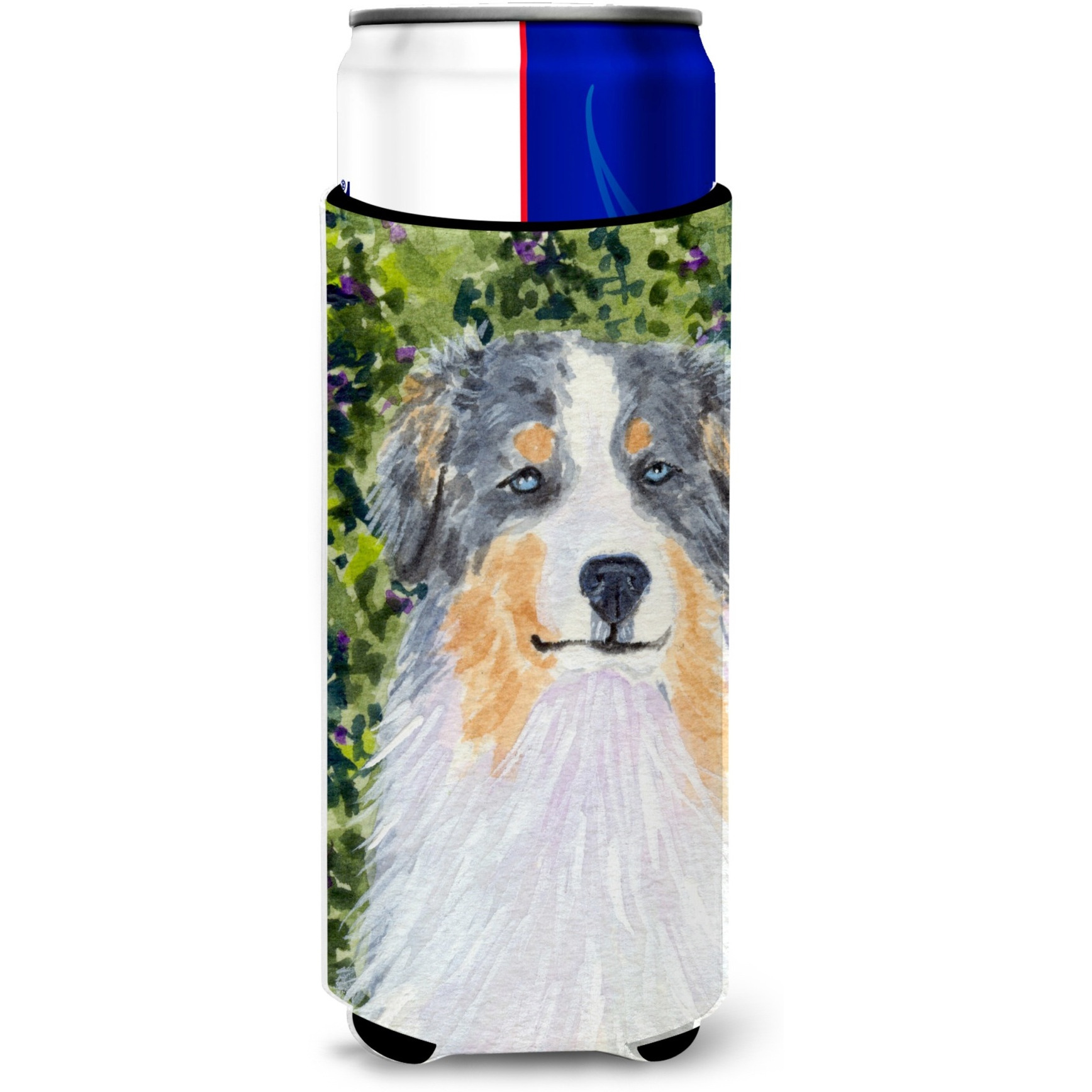 Australian Shepherd Ultra Beverage Insulators for slim cans SS8731MUK