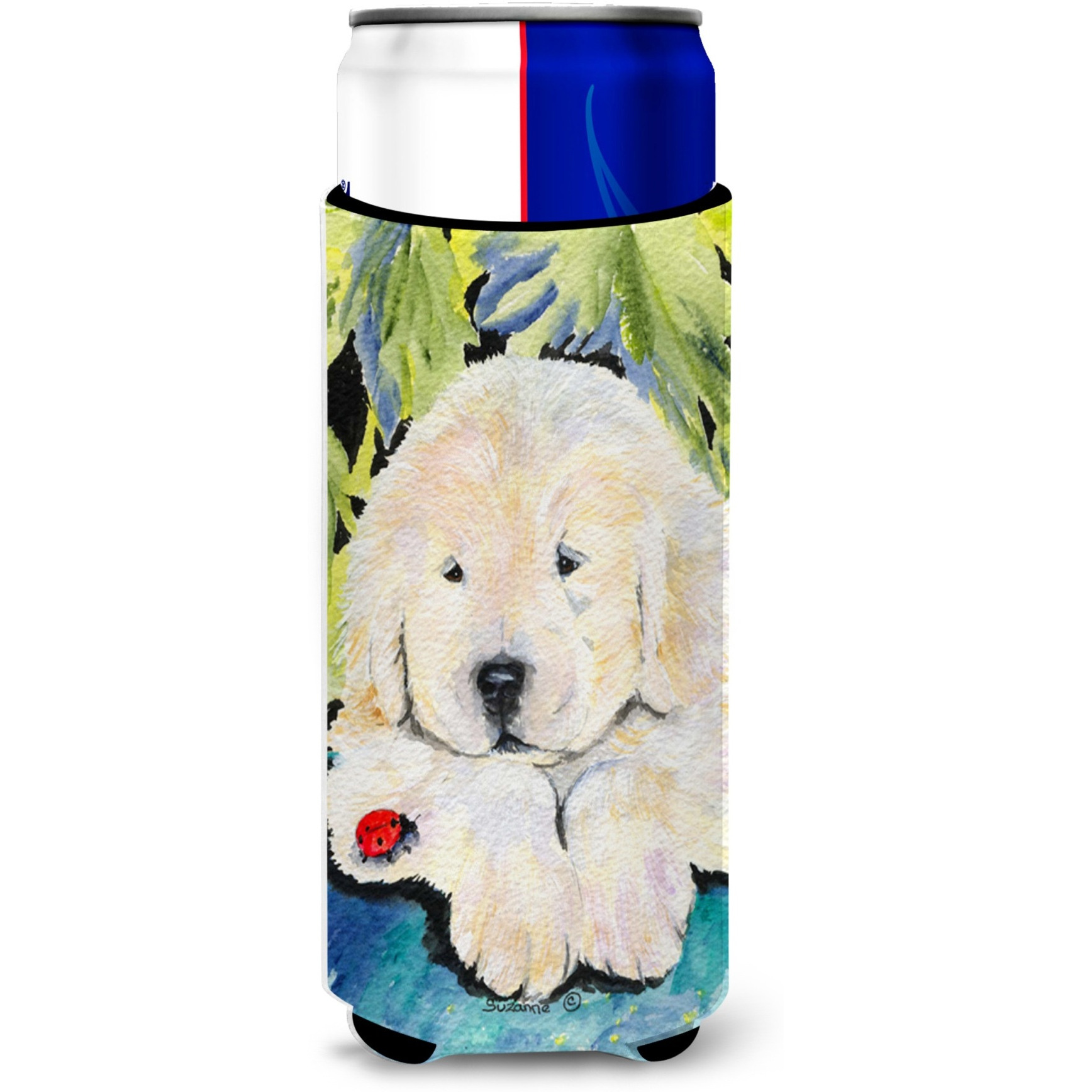Golden Retriever Ultra Beverage Insulators for slim cans SS8271MUK
