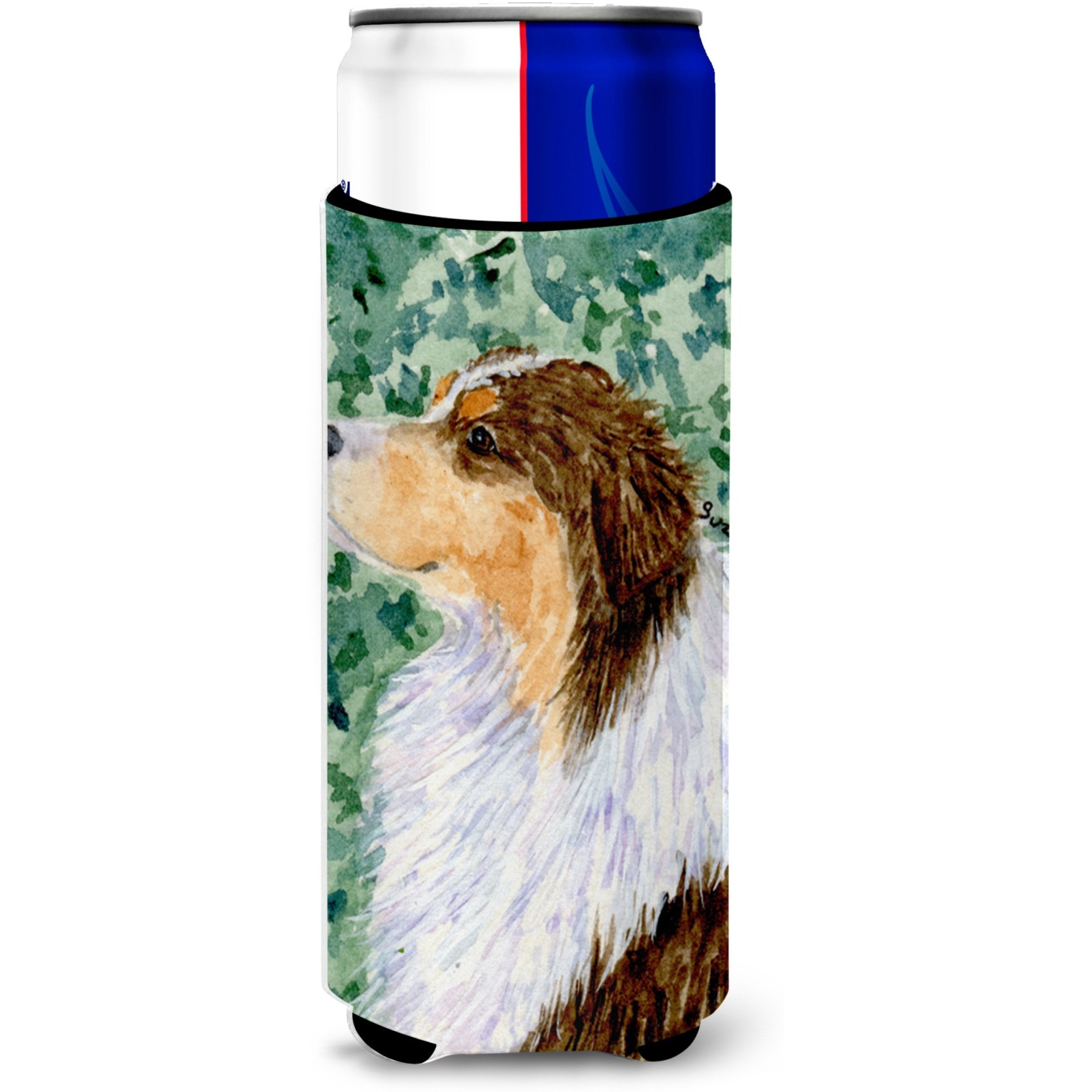 Australian Shepherd Ultra Beverage Insulators for slim cans SS8738MUK
