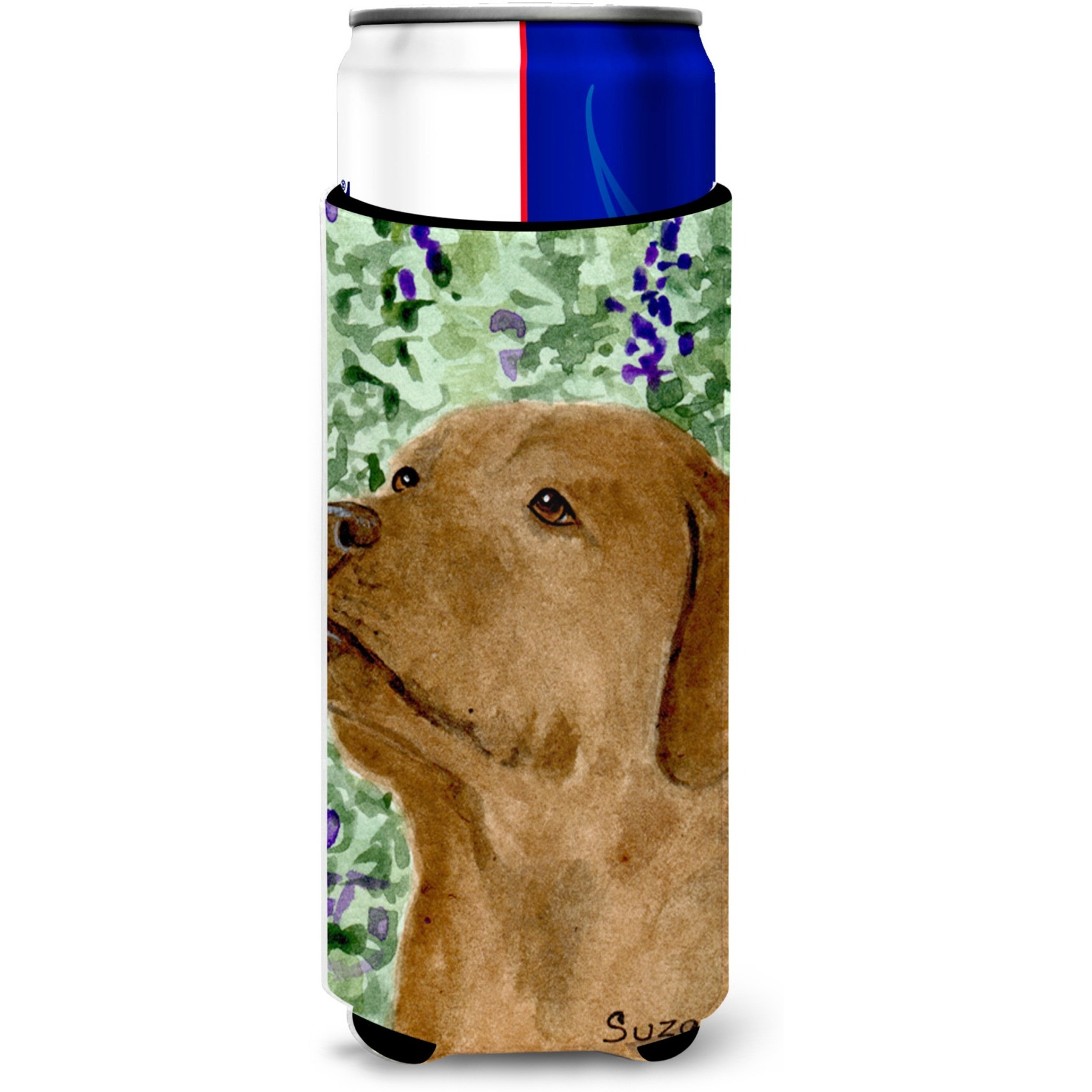 Chocolate Labrador Ultra Beverage Insulators for slim cans SS8743MUK