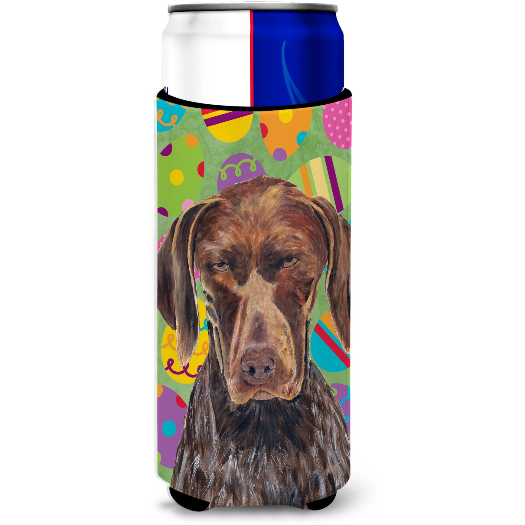 German Shorthaired Pointer Easter Eggtravaganza Ultra Beverage Insulators for slim cans SC9475MUK