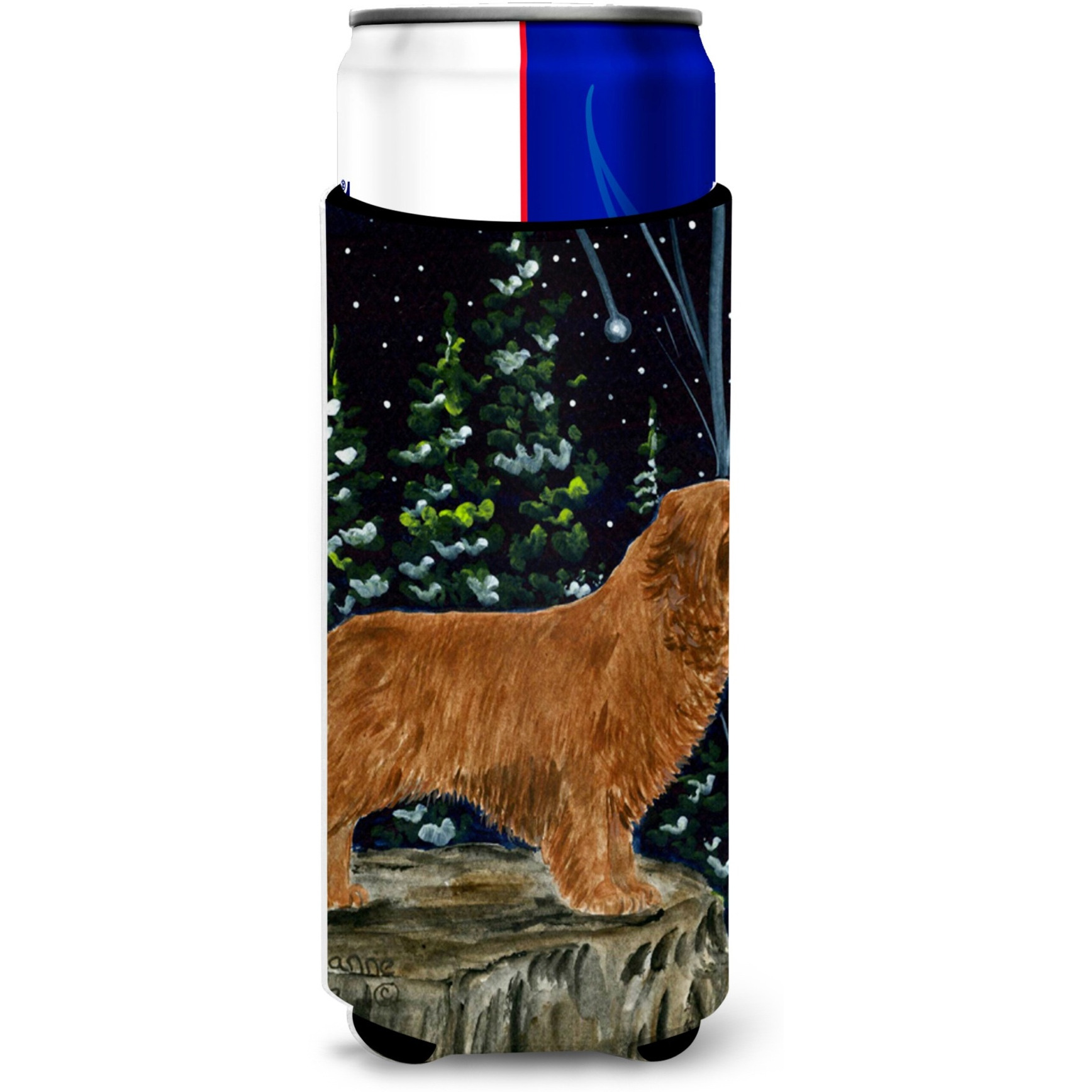 Sussex Spaniel Ultra Beverage Insulators for slim cans SS8174MUK