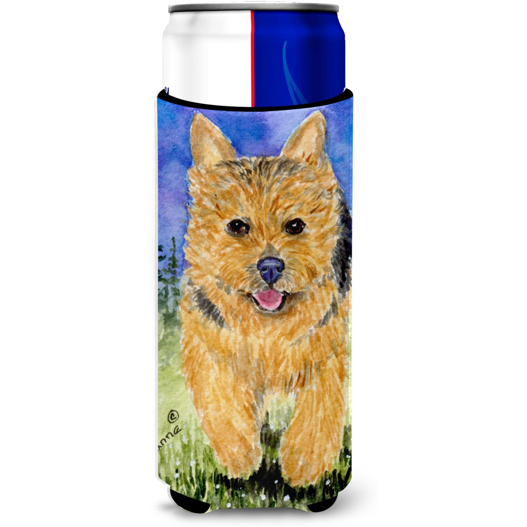 Norwich Terrier Ultra Beverage Insulators for slim cans SS8993MUK