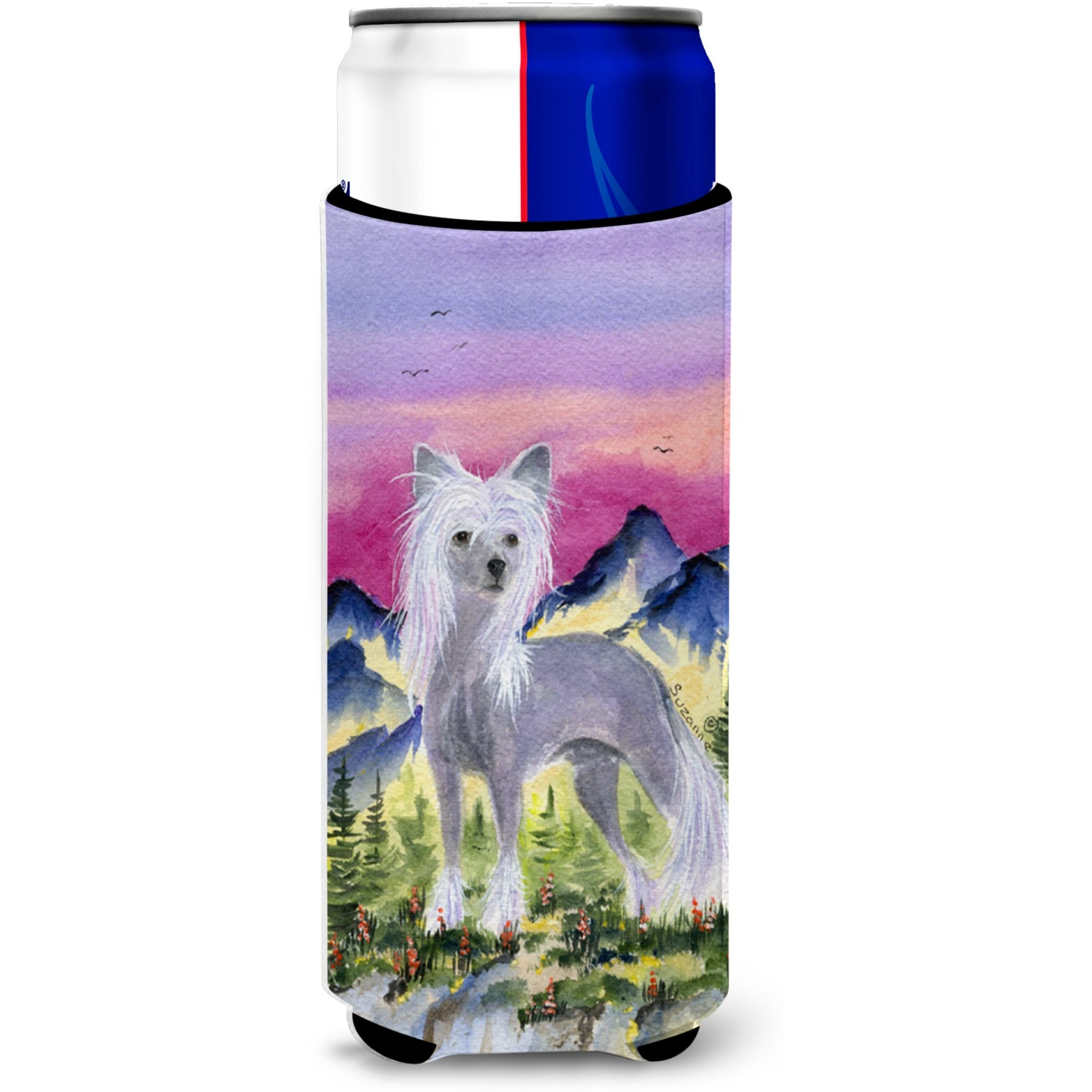 Chinese Crested Ultra Beverage Insulators for slim cans SS8326MUK