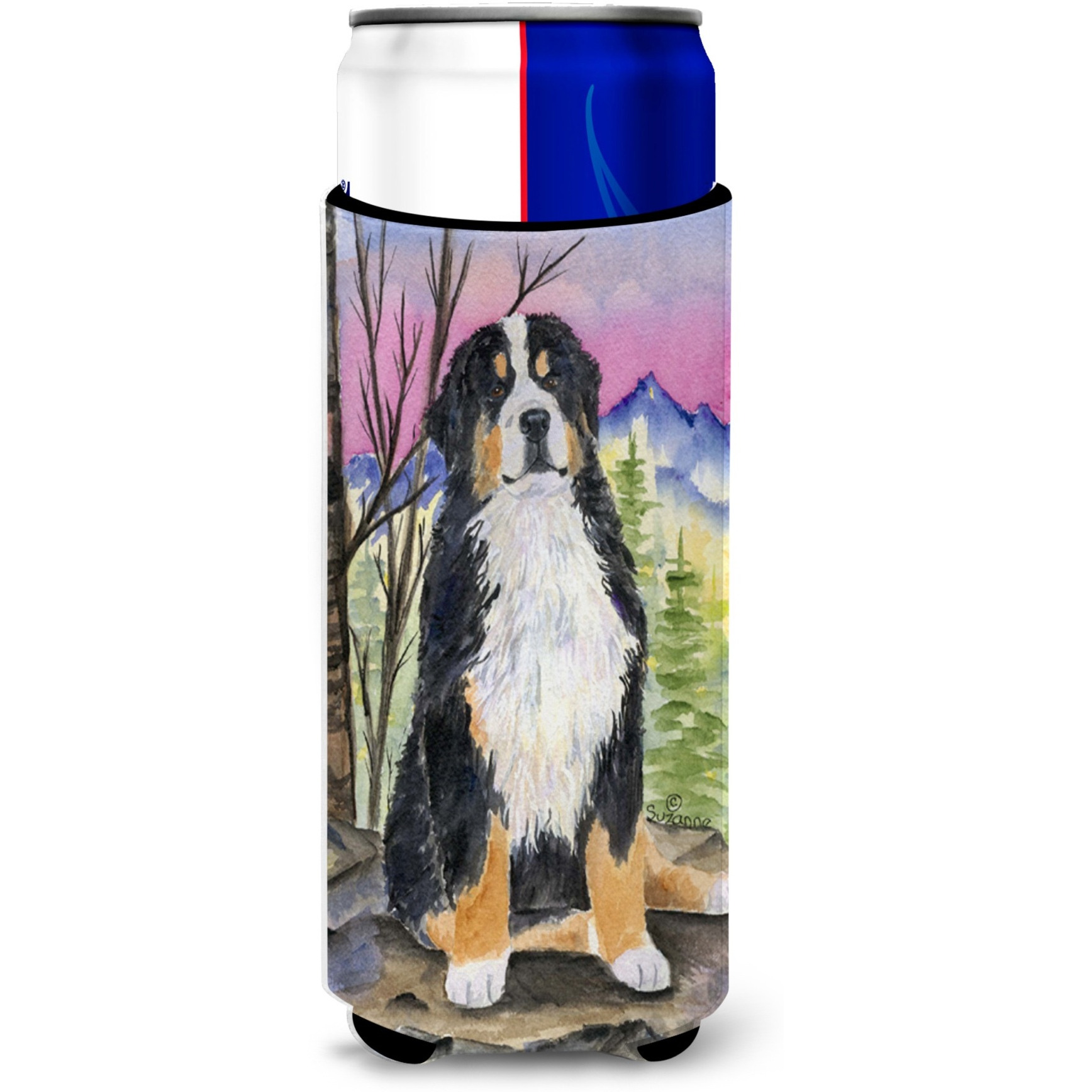 Bernese Mountain Dog Ultra Beverage Insulators for slim cans SS8336MUK