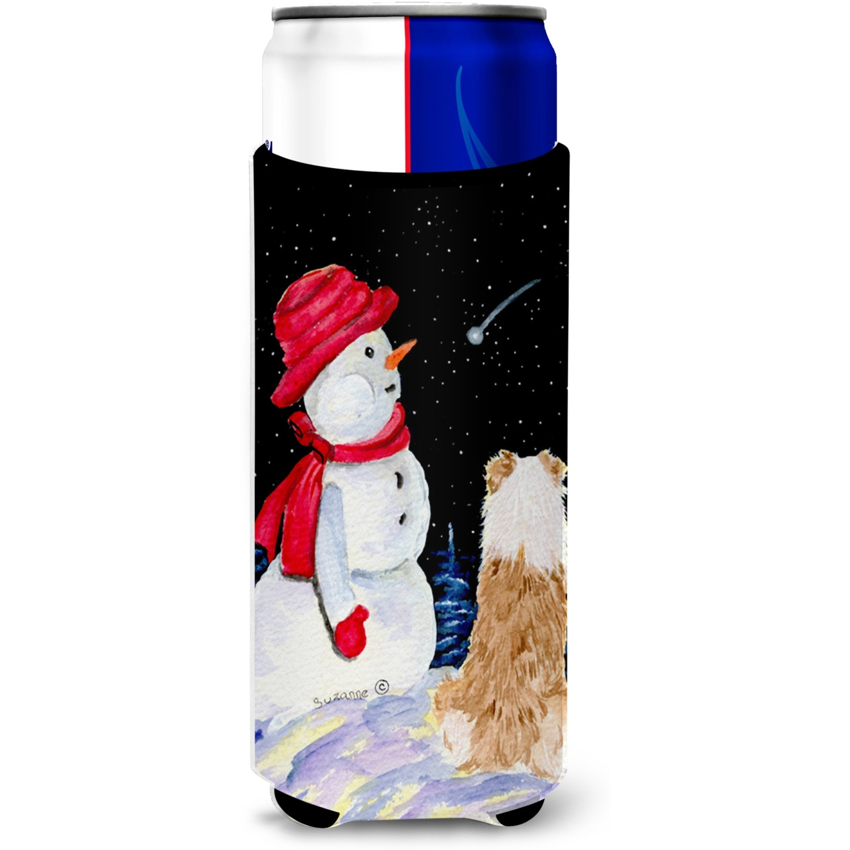 Australian Shepherd Ultra Beverage Insulators for slim cans SS8573MUK