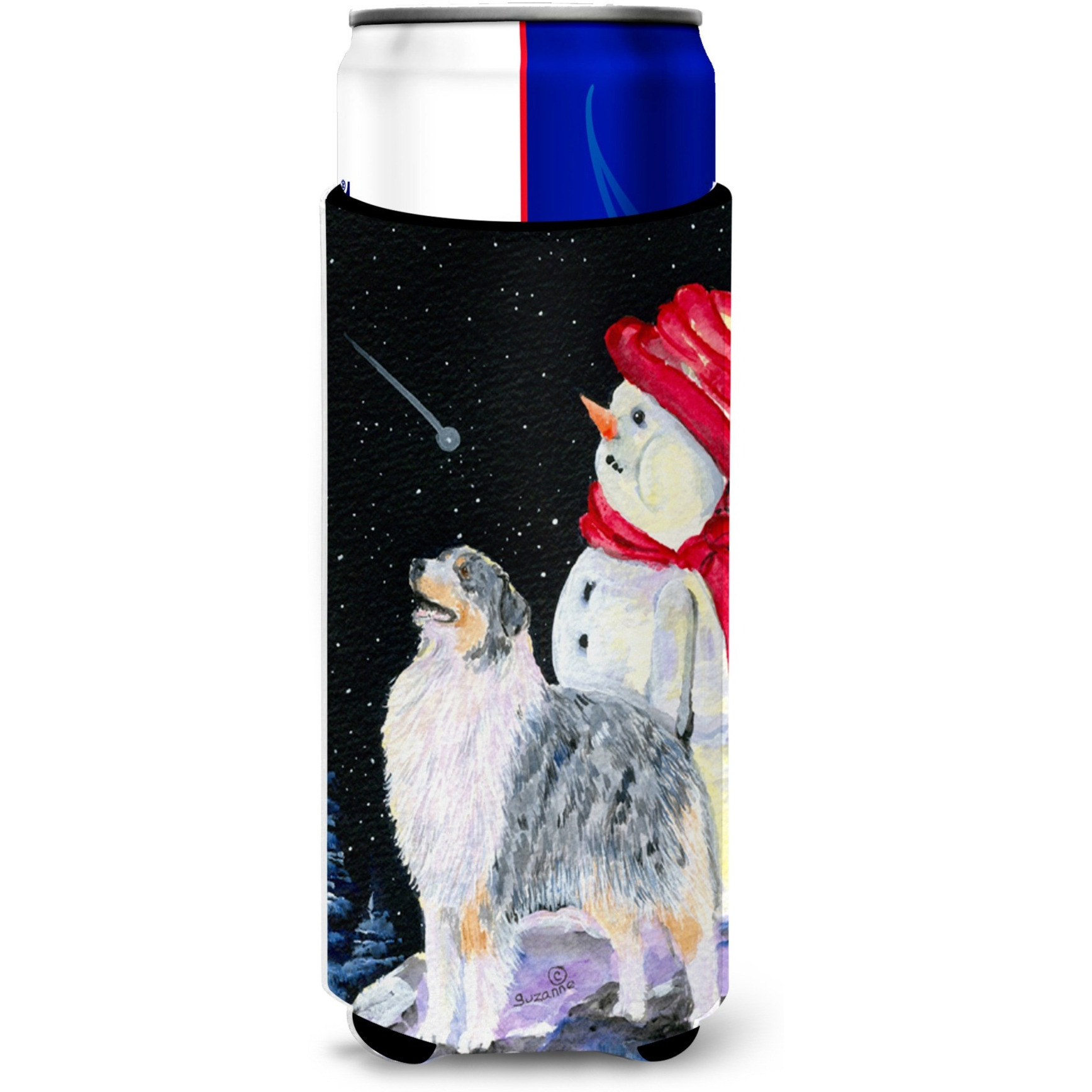 Australian Shepherd Ultra Beverage Insulators for slim cans SS8574MUK