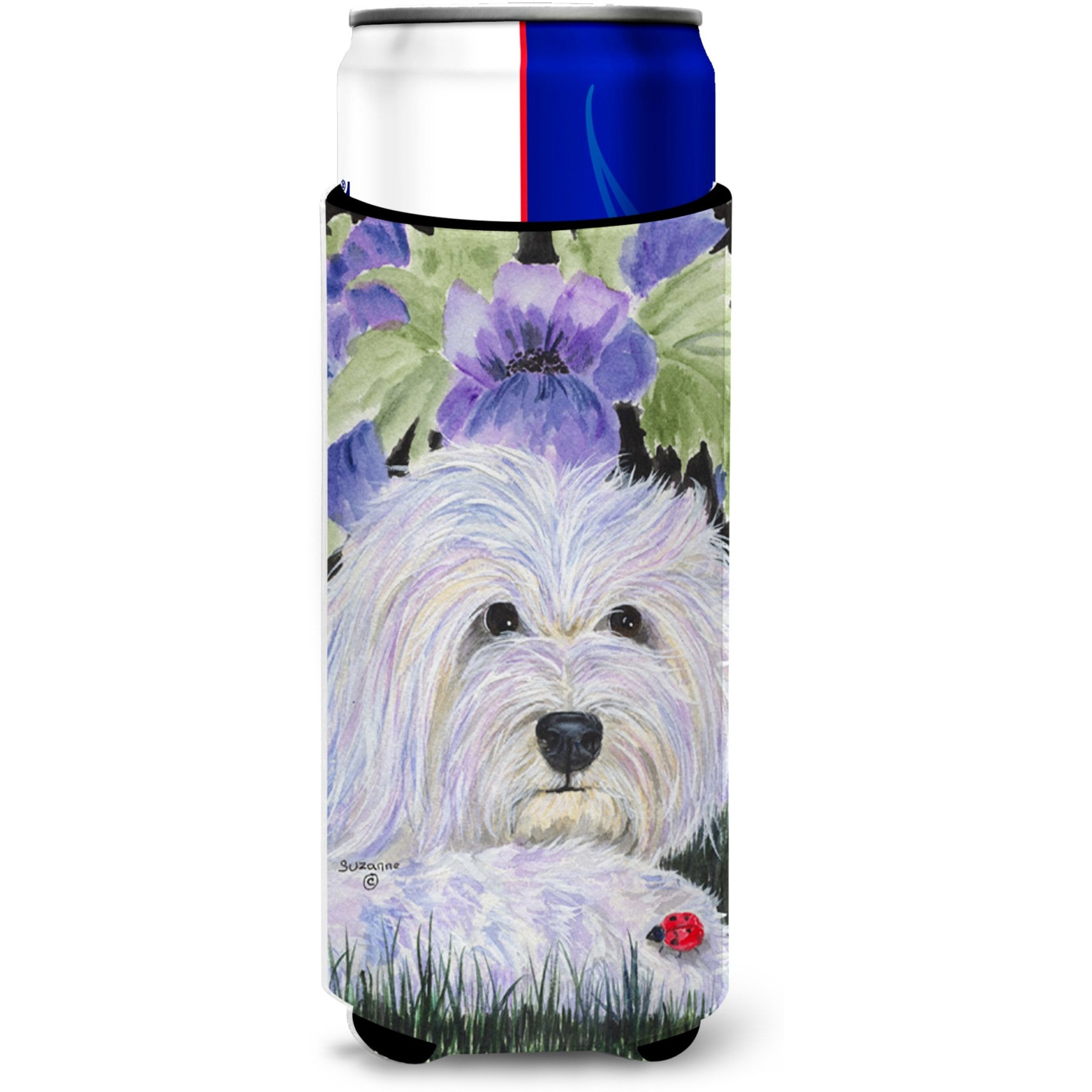 Coton de Tulear Ultra Beverage Insulators for slim cans SS8349MUK
