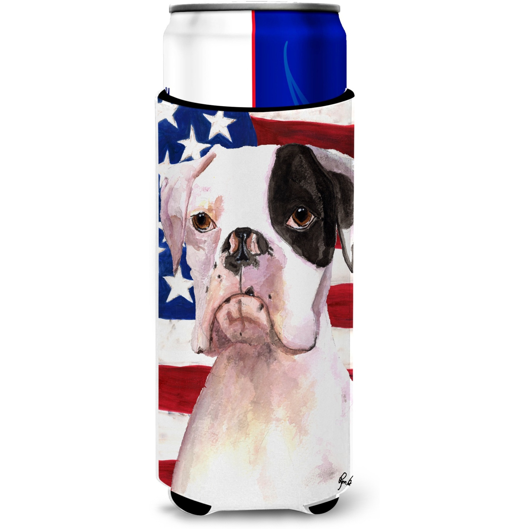 Cooper USA American Flag Boxer Ultra Beverage Insulators for slim cans  RDR3001MUK