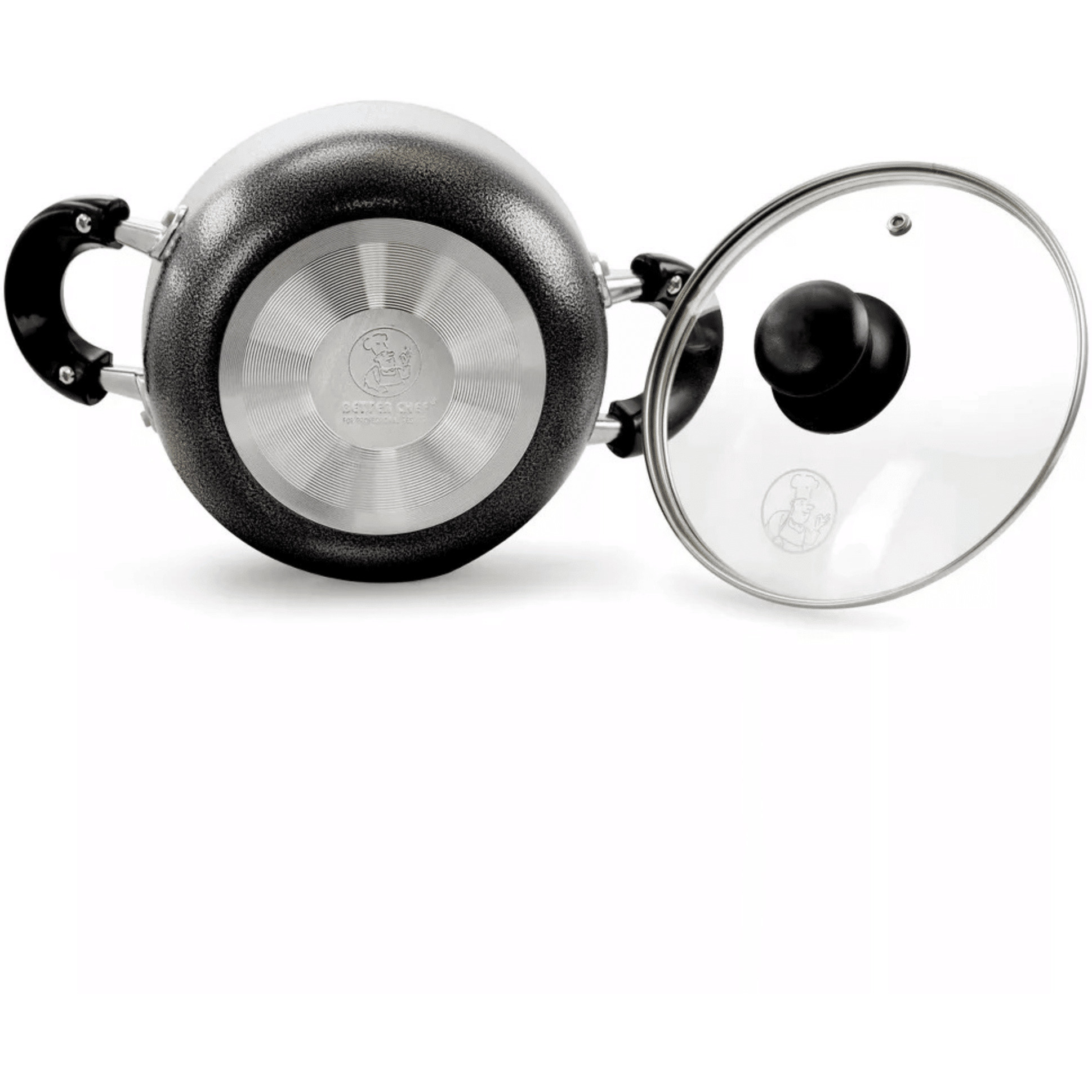 Better Chef 5Qt Heavy Gauge Aluminum Dutch Oven with Glass Lid