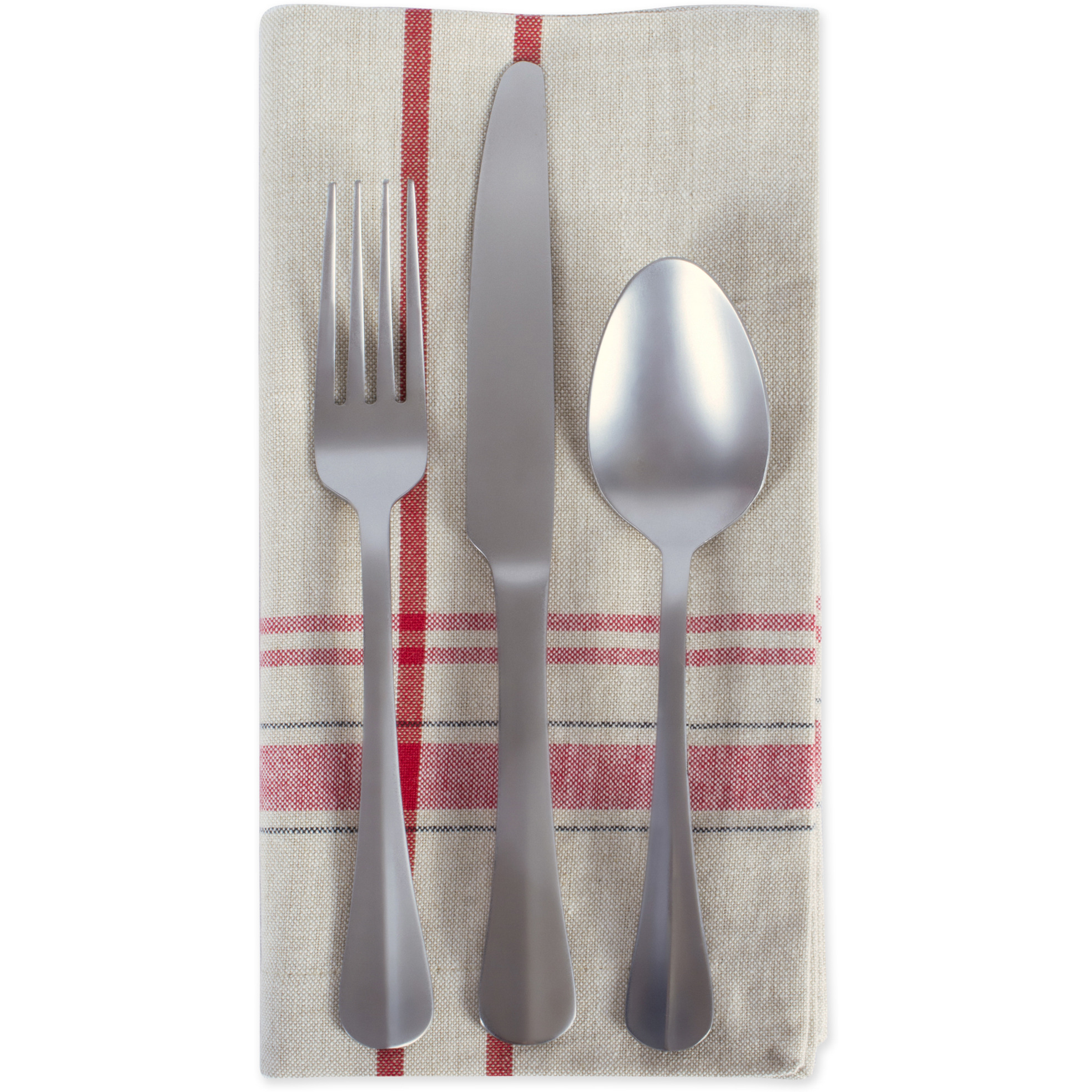 DII Red French Stripe Napkin (Set of 6)