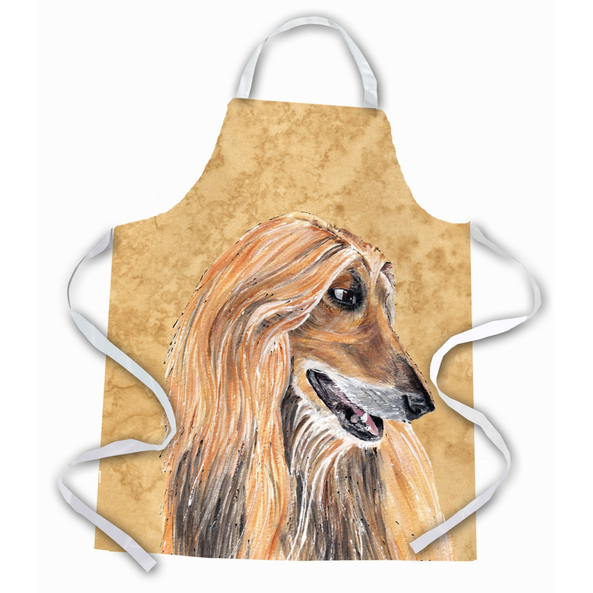 &quotCaroline's Treasures SC9509APRON Afghan Hound Apron, Large, Multicolor"