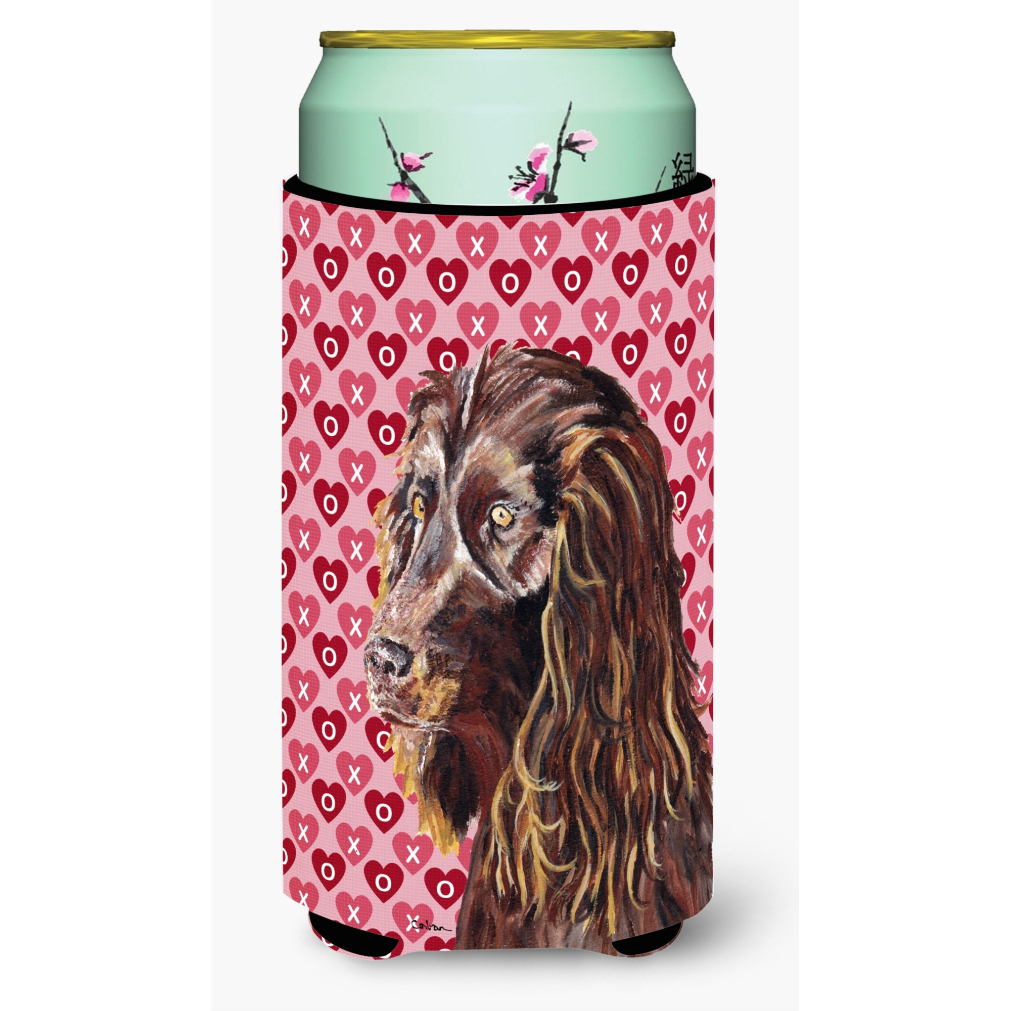Boykin Spaniel Valentine's Love Tall Boy Beverage Insulator Beverage Insulator Hugger