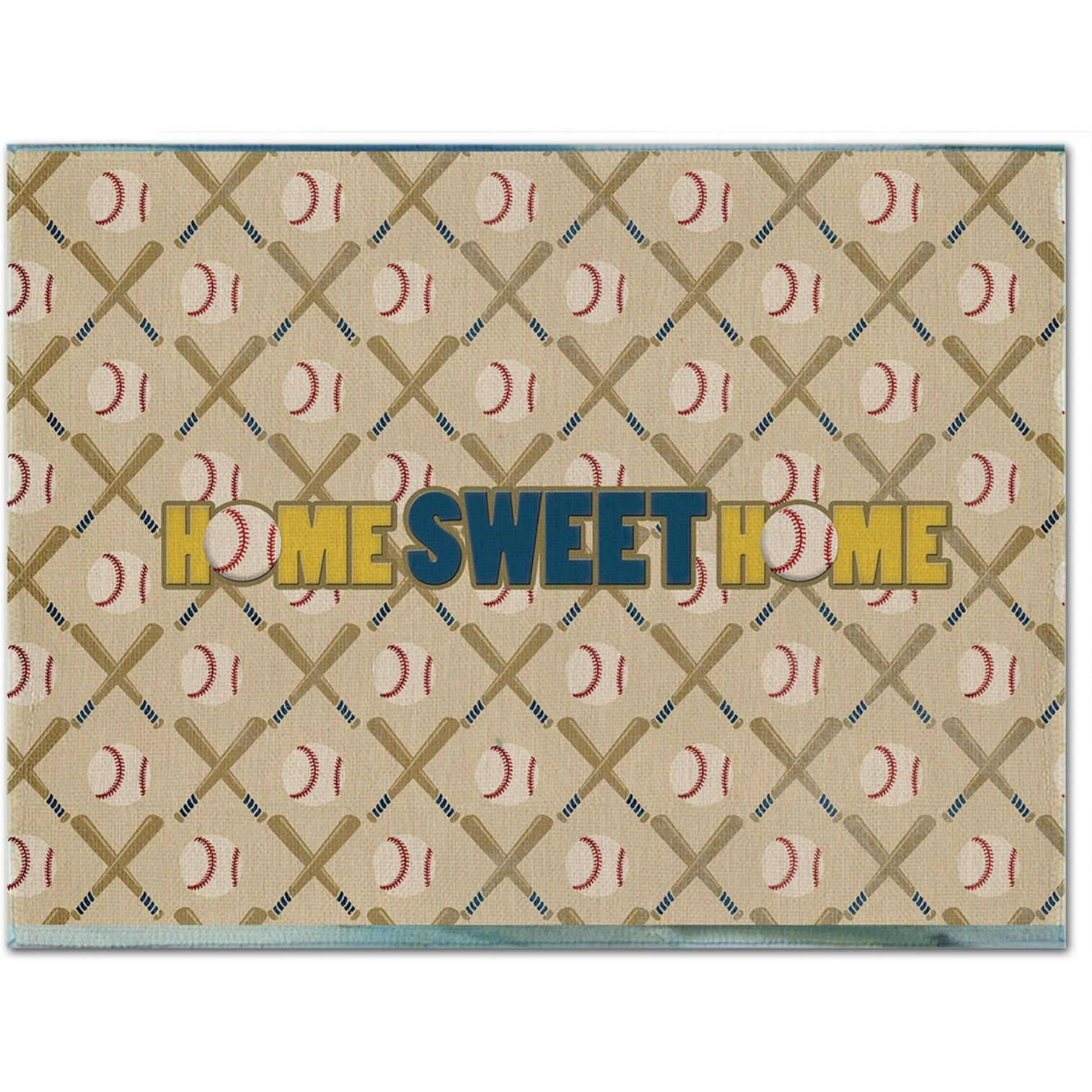 &quotCaroline's Treasures SB3076PLMT Home Sweet Home Fabric Placemat, Multicolor"