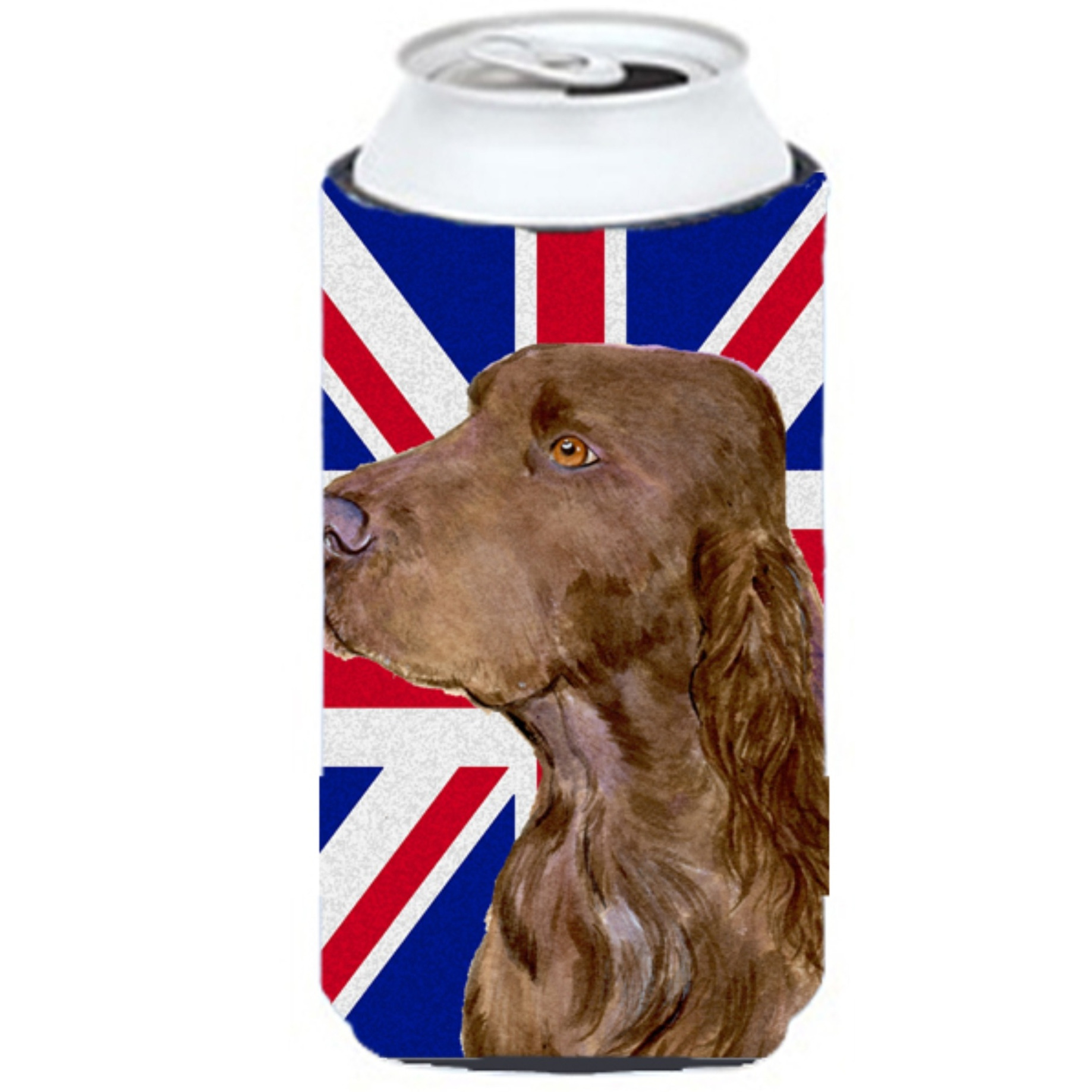 Field Spaniel with English Union Jack British Flag Tall Boy Beverage Insulator Hugger SS4967TBC