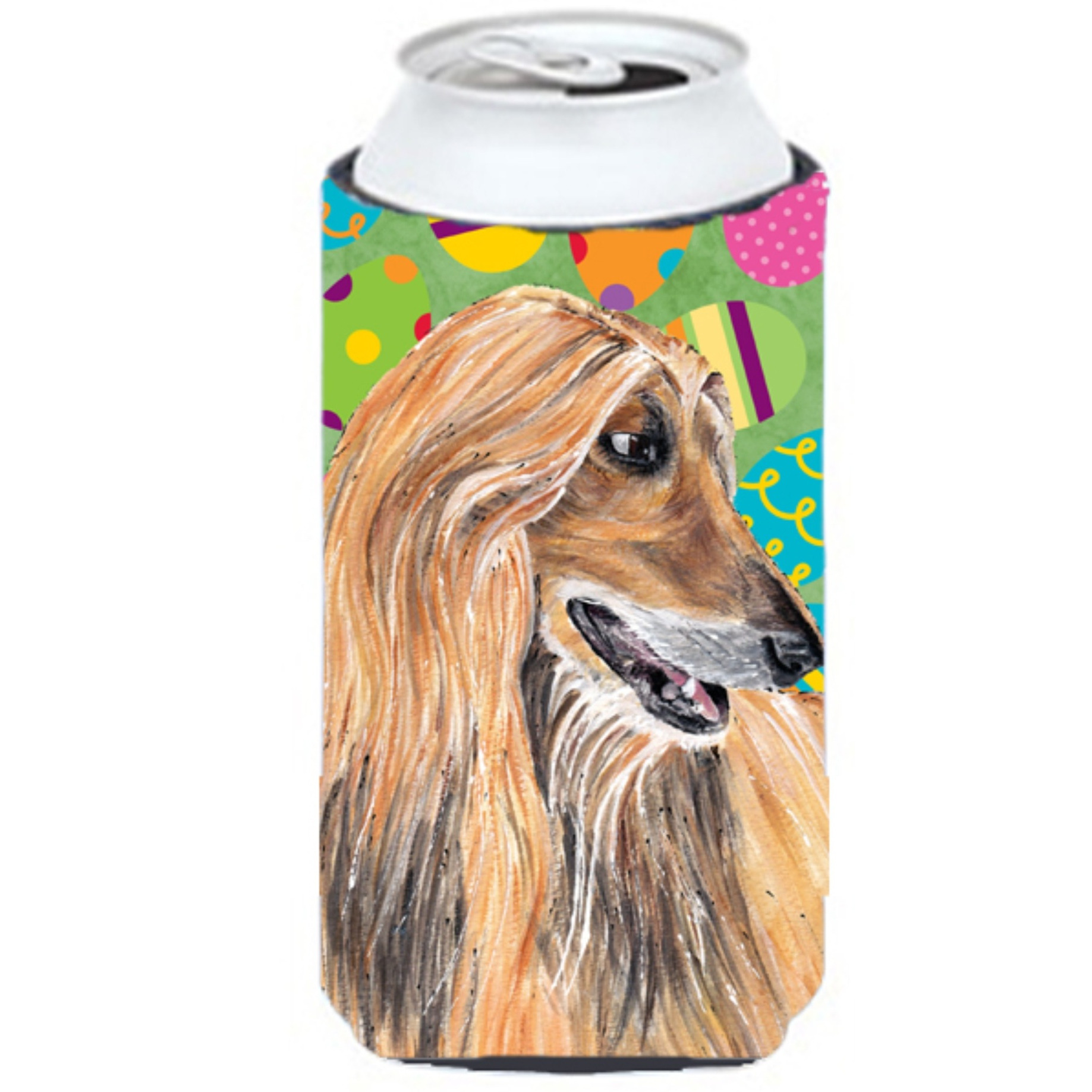 Afghan Hound Easter Eggtravaganza Tall Boy Beverage Insulator Hugger SC9500TBC