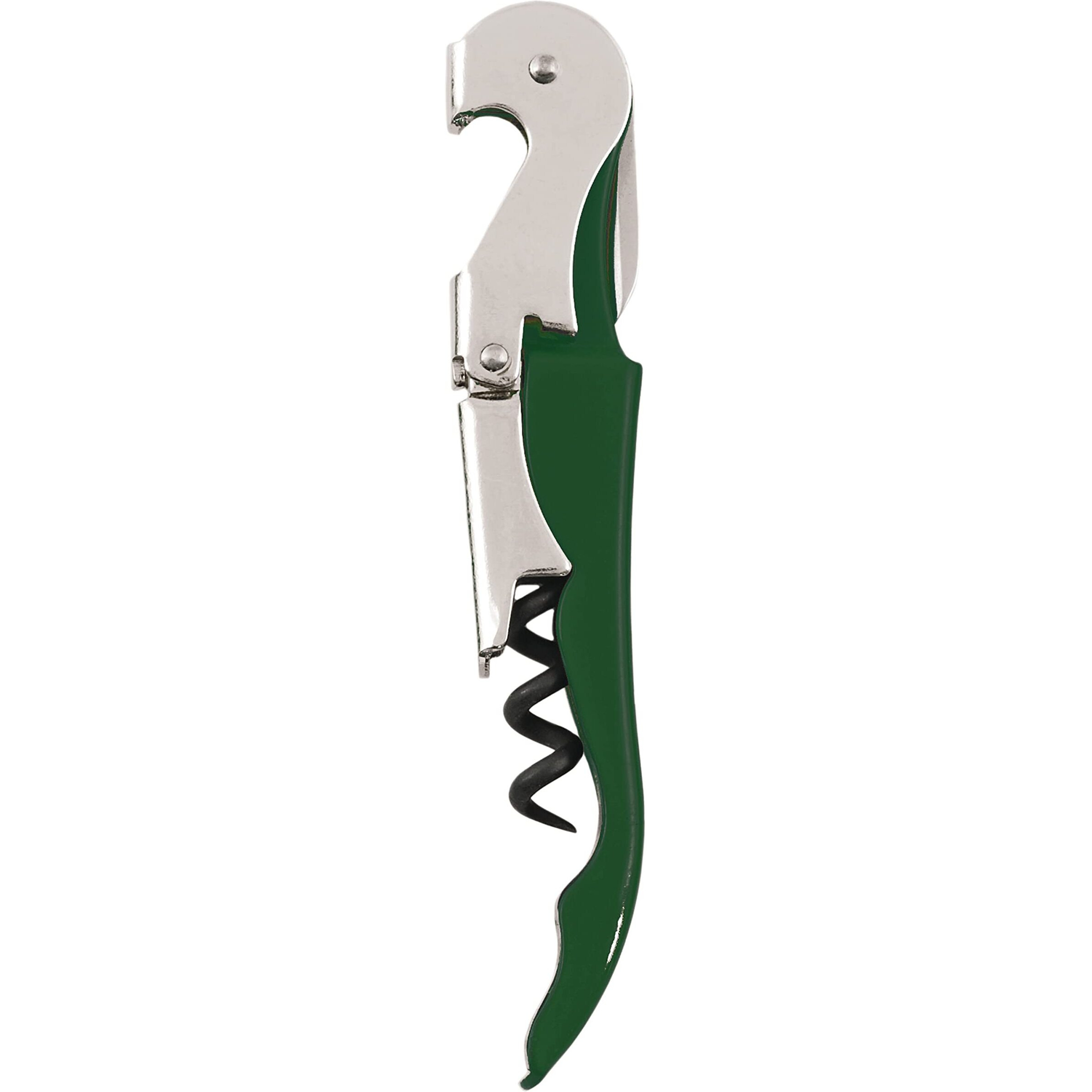 True Fabrication 2227 bulk Truetap green Double Hinged Waiters corkscrew