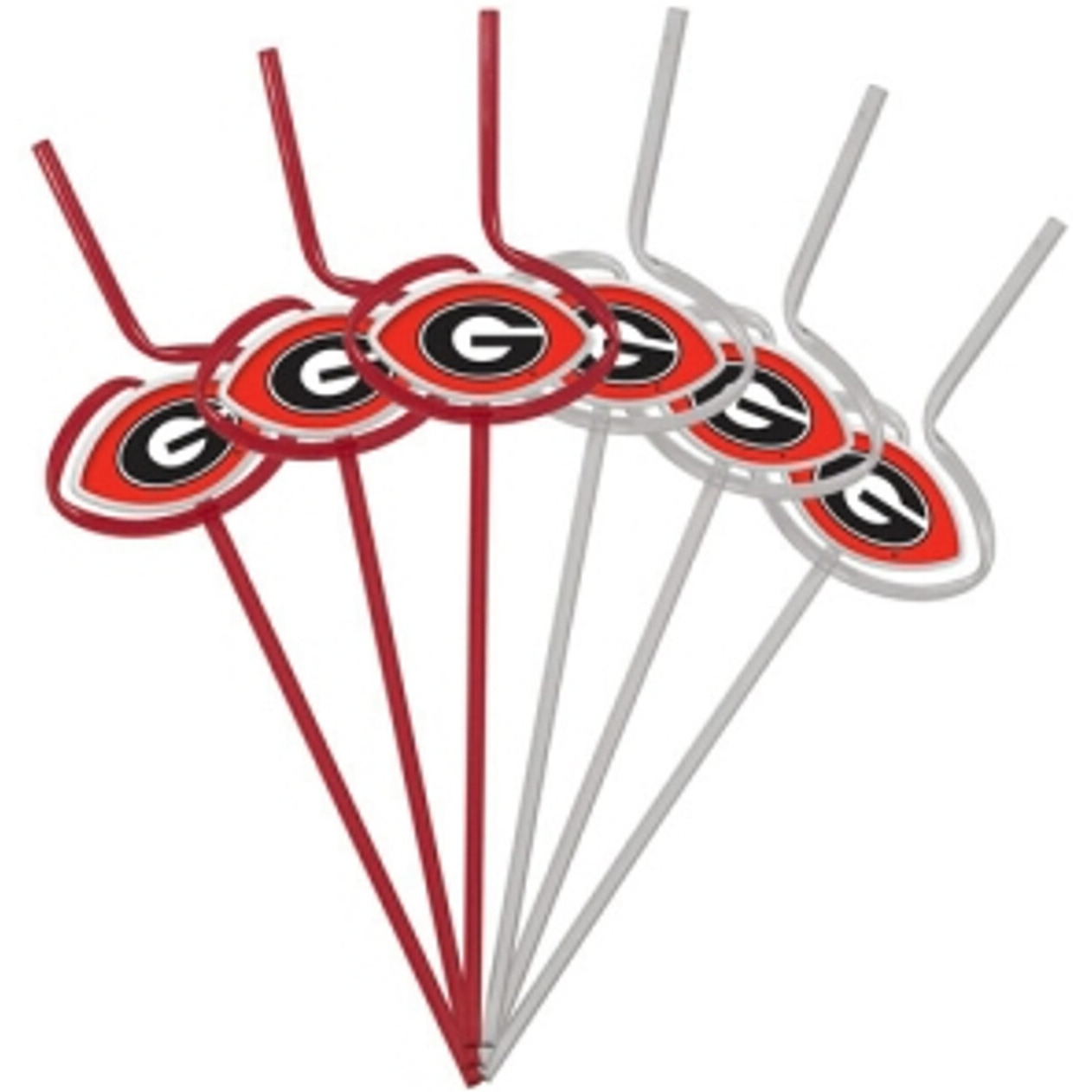 Georgia Bulldogs Team Sipper Straws CO