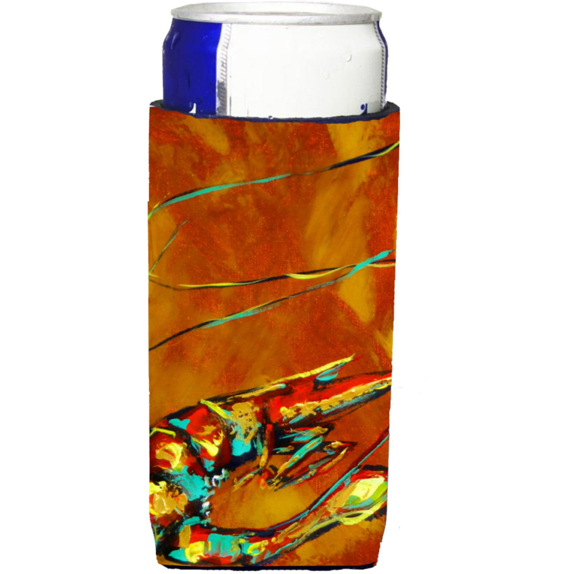 Caramel Corn Shrimp Ultra Beverage Insulators for slim cans MW1191MUK