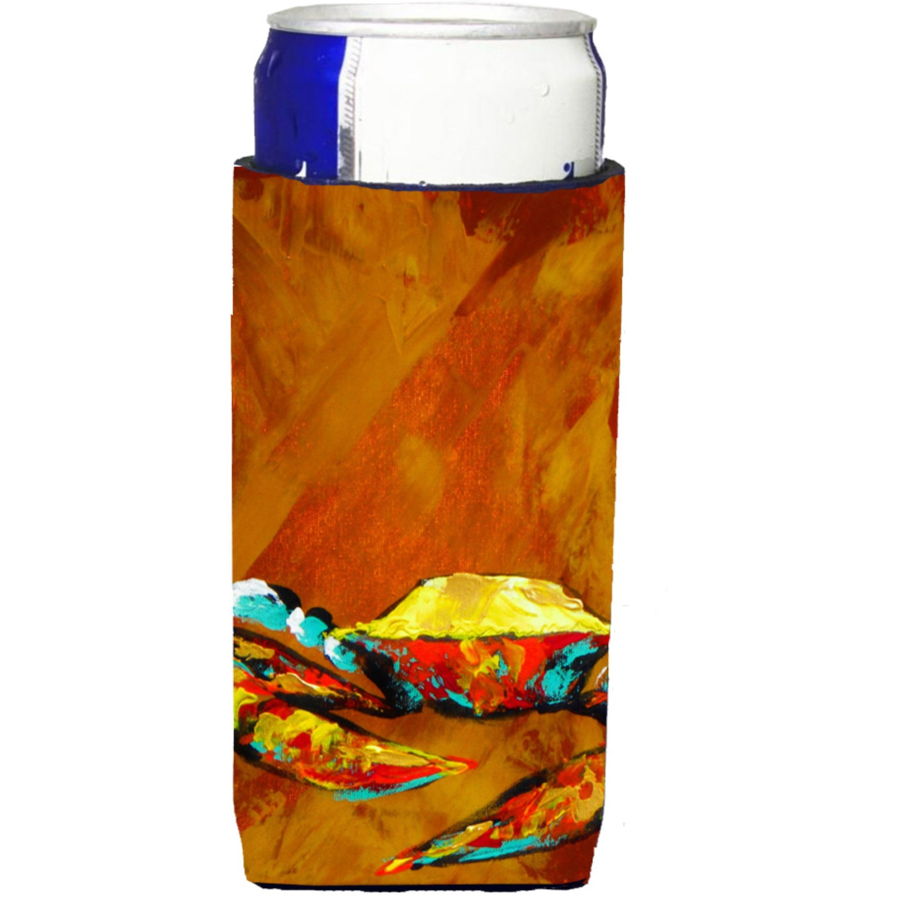 Caramel Coated Crab Ultra Beverage Insulators for slim cans MW1190MUK