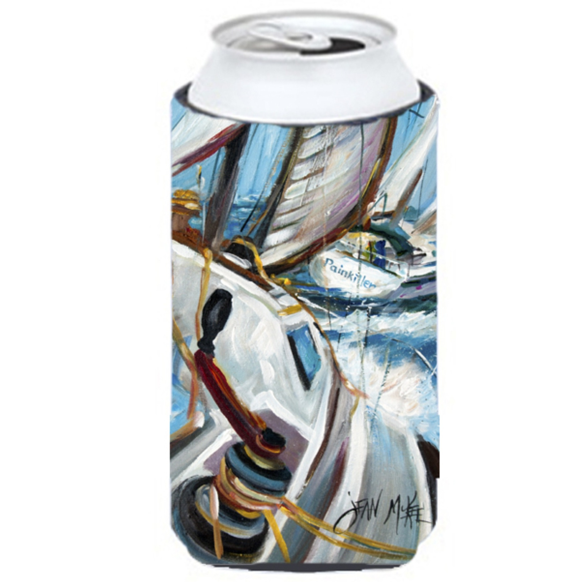 Pain Killer Sailboat Race Tall Boy Beverage Insulator Hugger JMK1155TBC