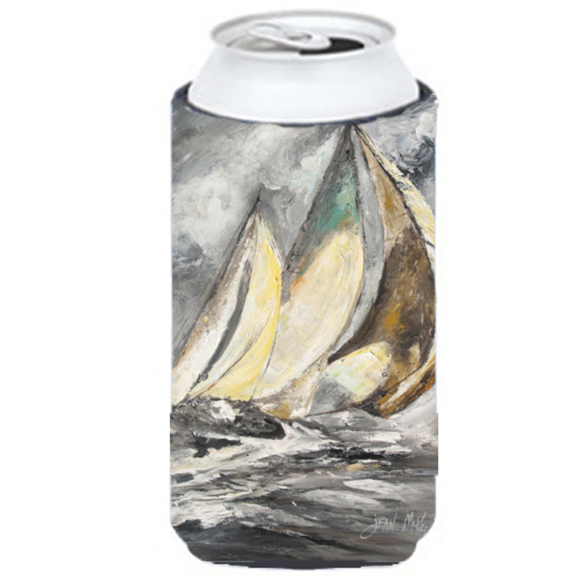 Boat Full Sailboats Tall Boy Beverage Insulator Hugger JMK1166TBC