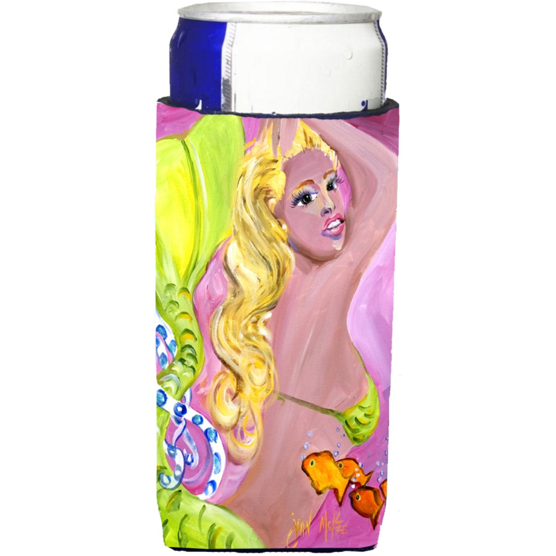 Pink Mermaid Ultra Beverage Insulators for slim cans JMK1183MUK