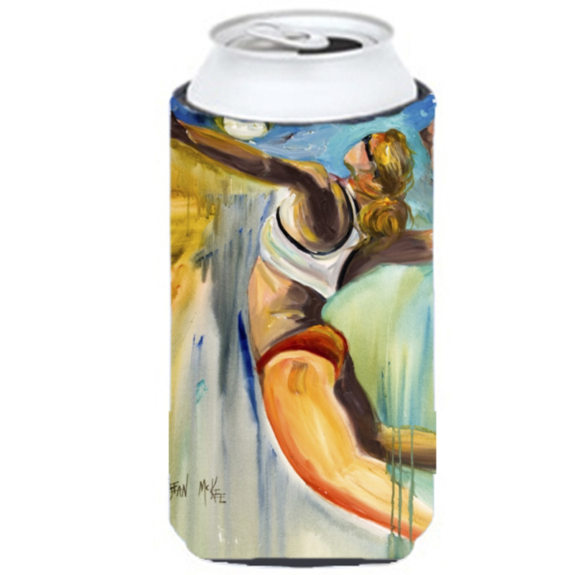 Beach Volleyball Tall Boy Beverage Insulator Hugger JMK1178TBC