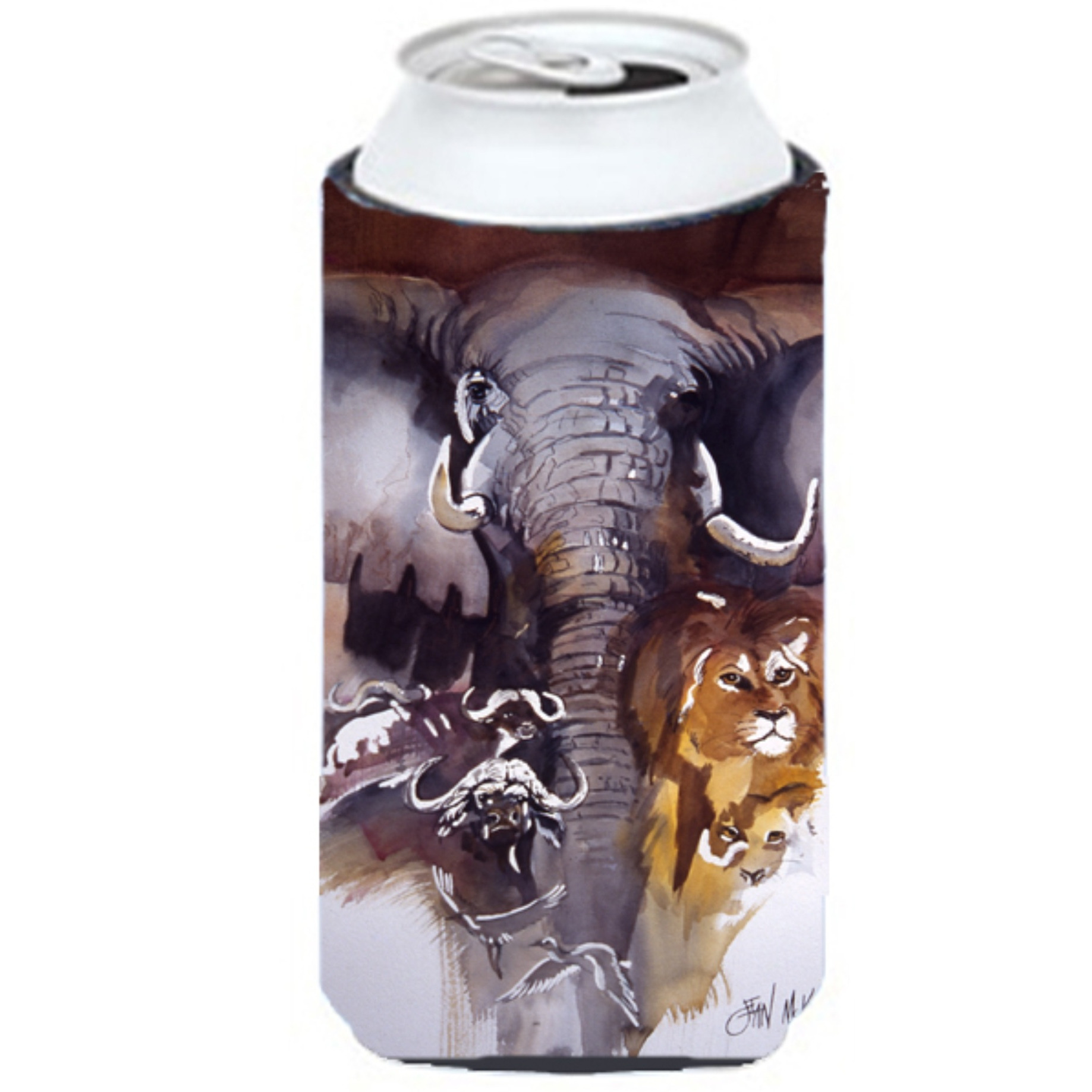 Elephant, Lions and more Tall Boy Beverage Insulator Hugger JMK1199TBC