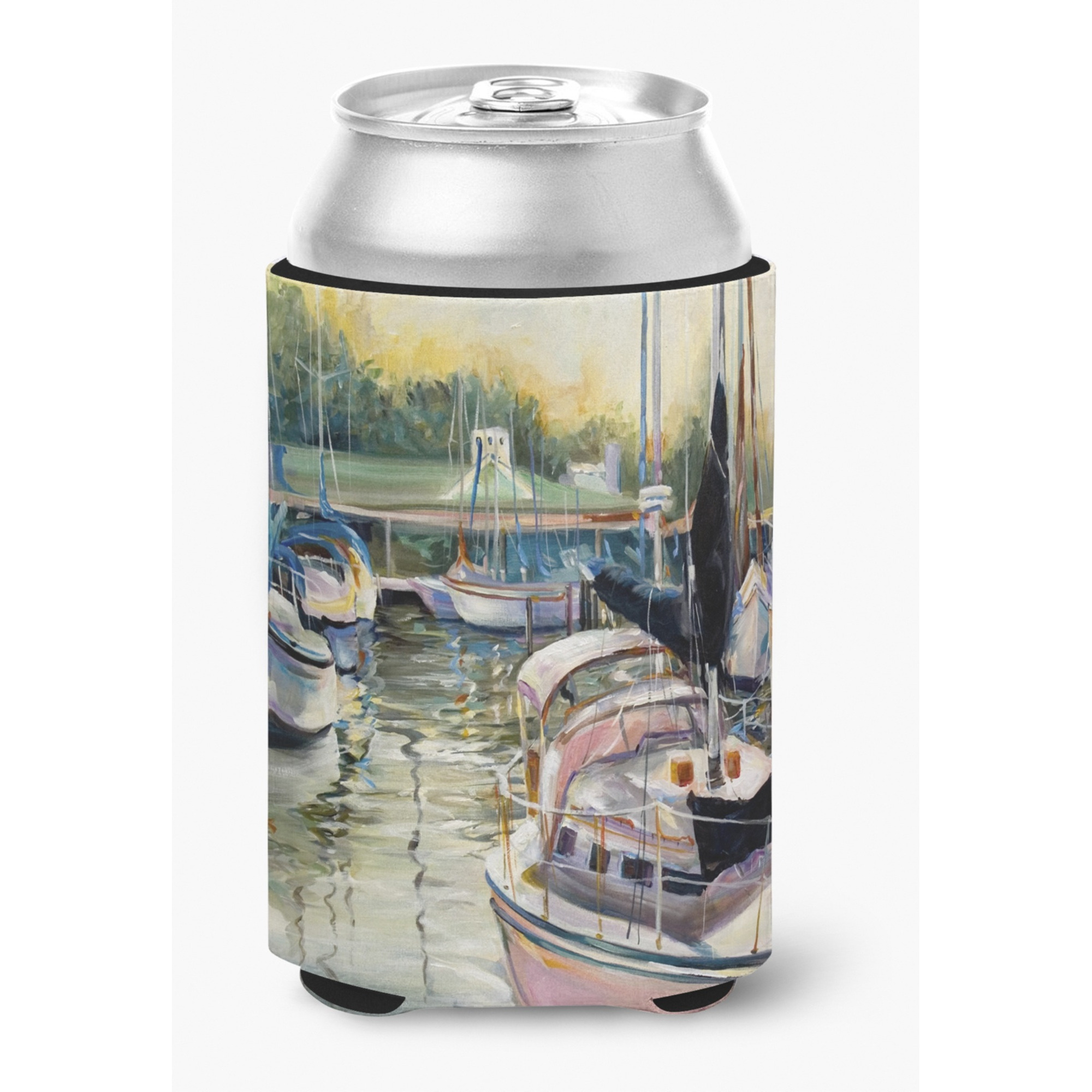 Black Sails Sailboats Can or Bottle Hugger JMK1246CC